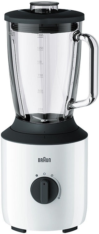 Braun PowerBlend 3 1,5 l Tischplatten-Mixer 800 W Schwarz, Weiß