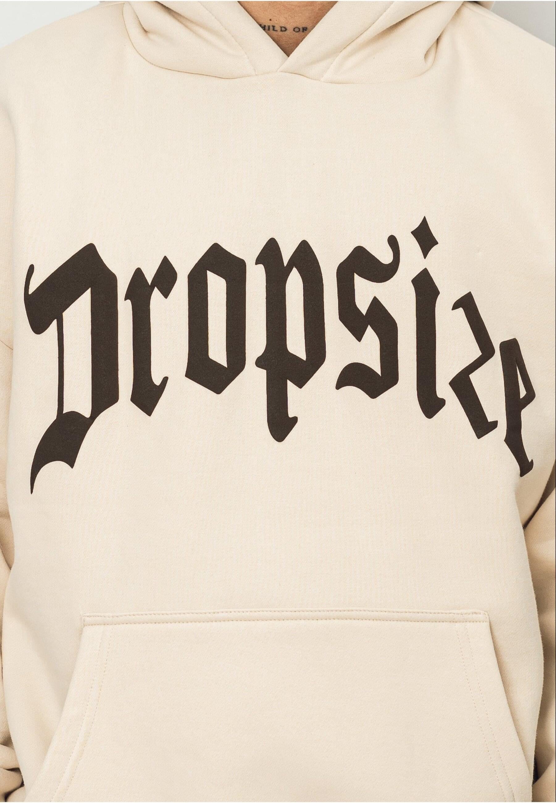 Dropsize Kapuzensweatshirt »Dropsize Herren Heavy Oversize Puffer Print Hoodie«, (1 tlg.)