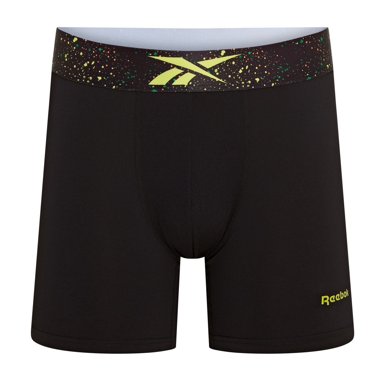 Thumbnail - Reebok Trunk "BENJI" 3er Pack, basic, feuchtigkeitsregulierend, mit Logo, mit Muster, breiter Bund