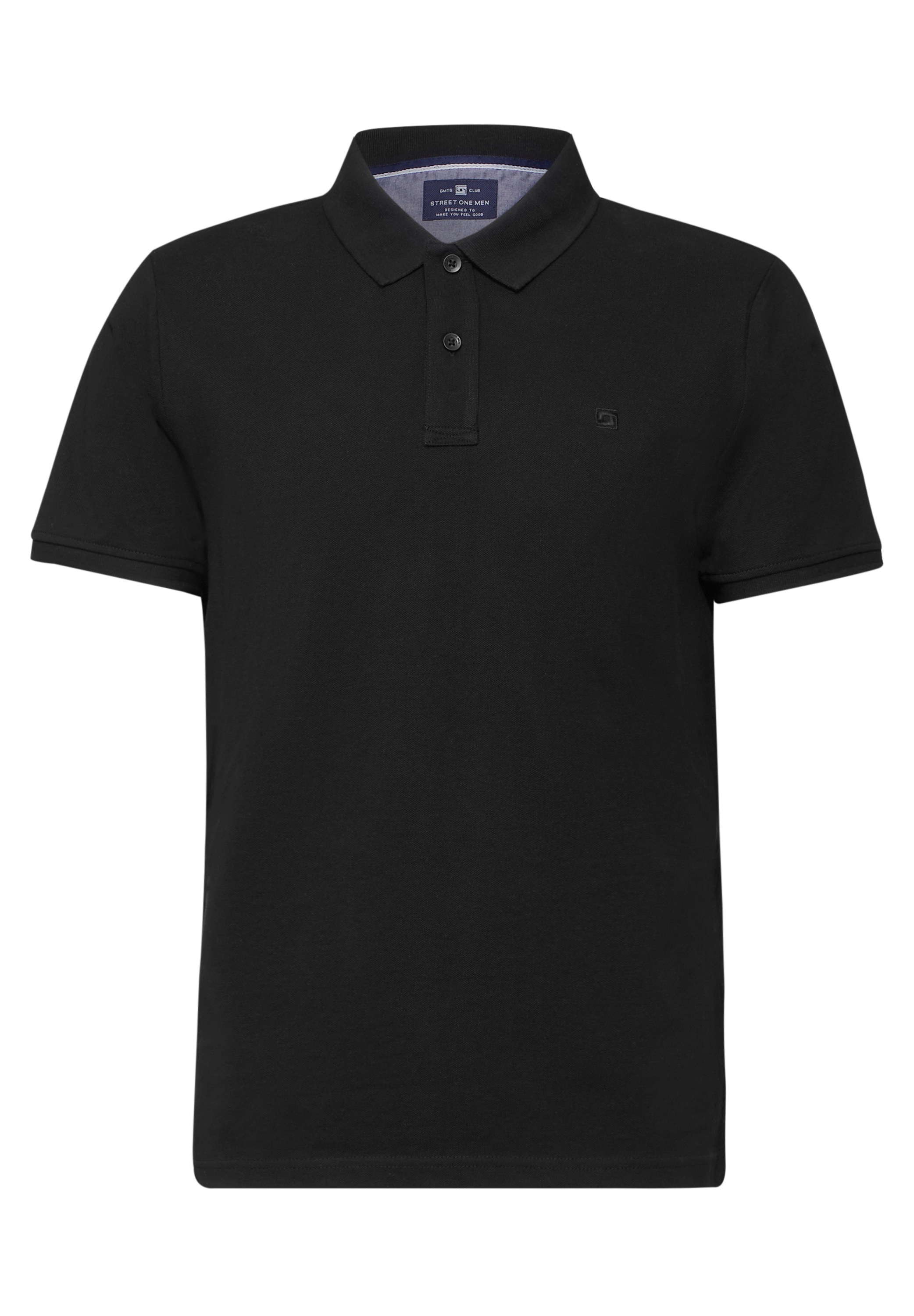 STREET ONE MEN Poloshirt, aus reiner Baumwolle