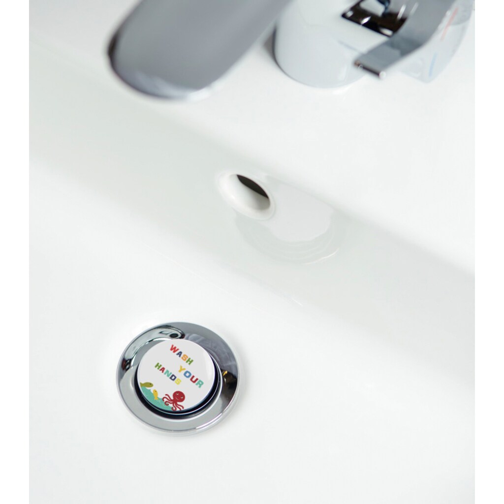 Wohnen Wohnaccessoires Sanilo Waschbeckenstöpsel »Wash Your Hands«, Ø 4 cm bunt Wohnen Wohnaccessoires Sanilo Waschbeckenstöpsel »Wash Your Hands«, Ø 4 cm bunt