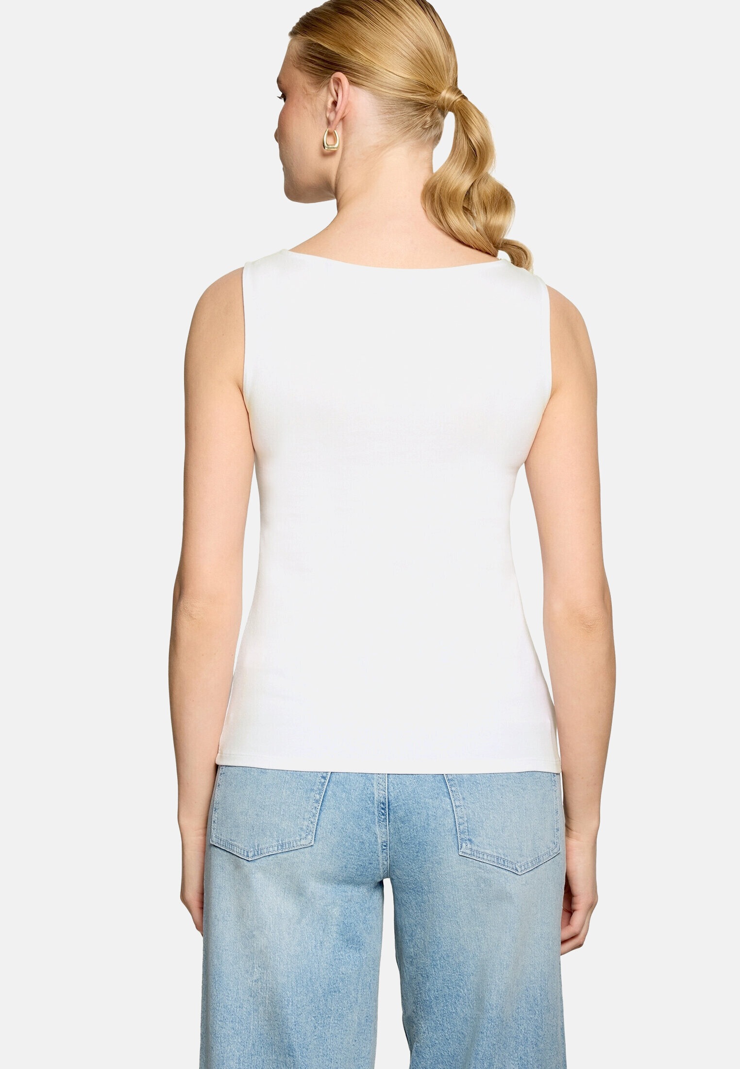 Zero Tanktop »Damen Shirt mit U-Boot-Ausschnitt« Material