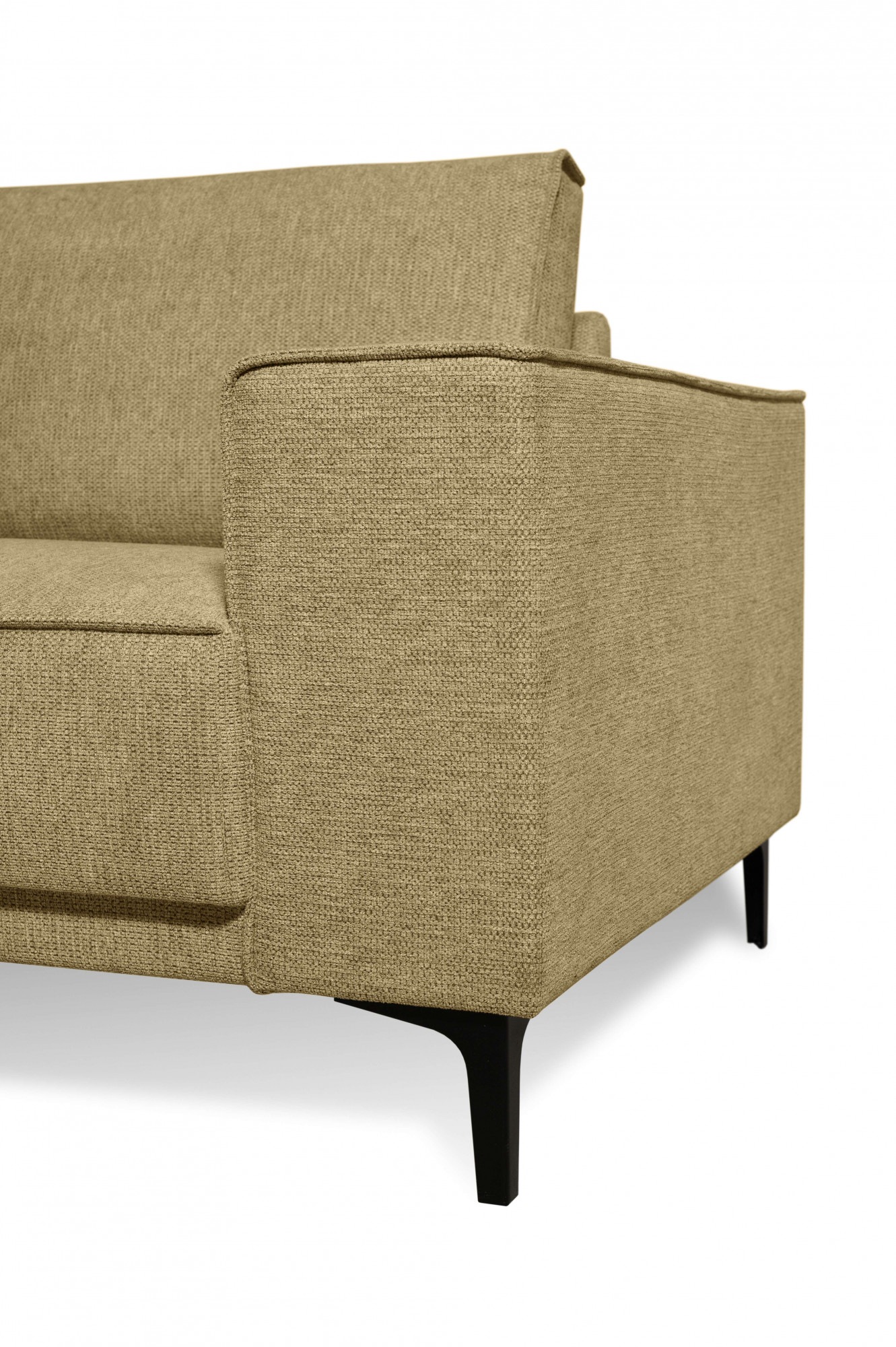 OTTO home Ecksofa »Casina« mit abgerundeter Ottomane, in einem weichen Chenille-Stoff