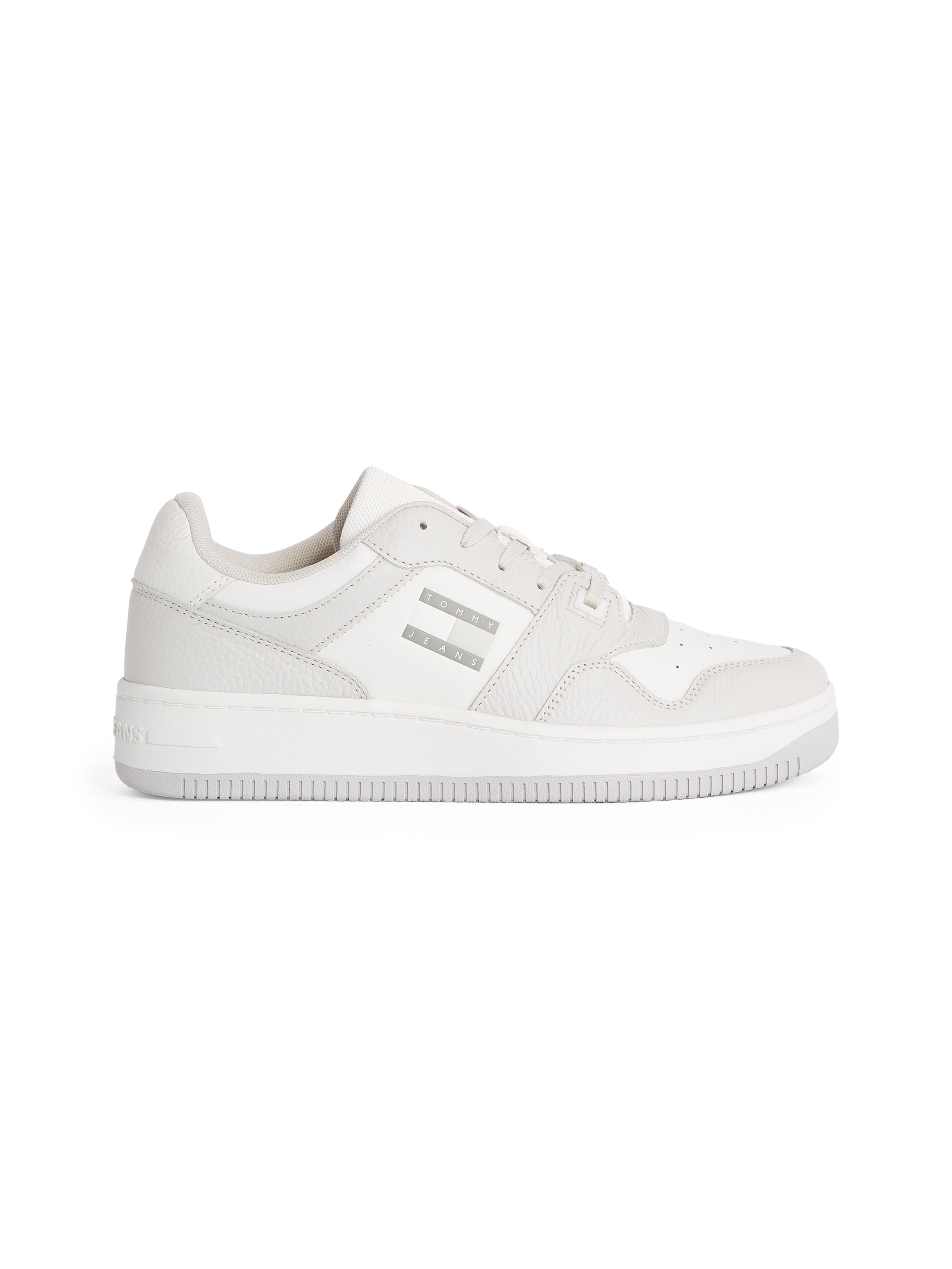 Tommy Jeans Sneaker »TJM RETRO BASKET CUPSOLE TUMBLE«, Freizeitschuh, Halbschuh, Schnürschuh mit gepolstertem Schaftrand
