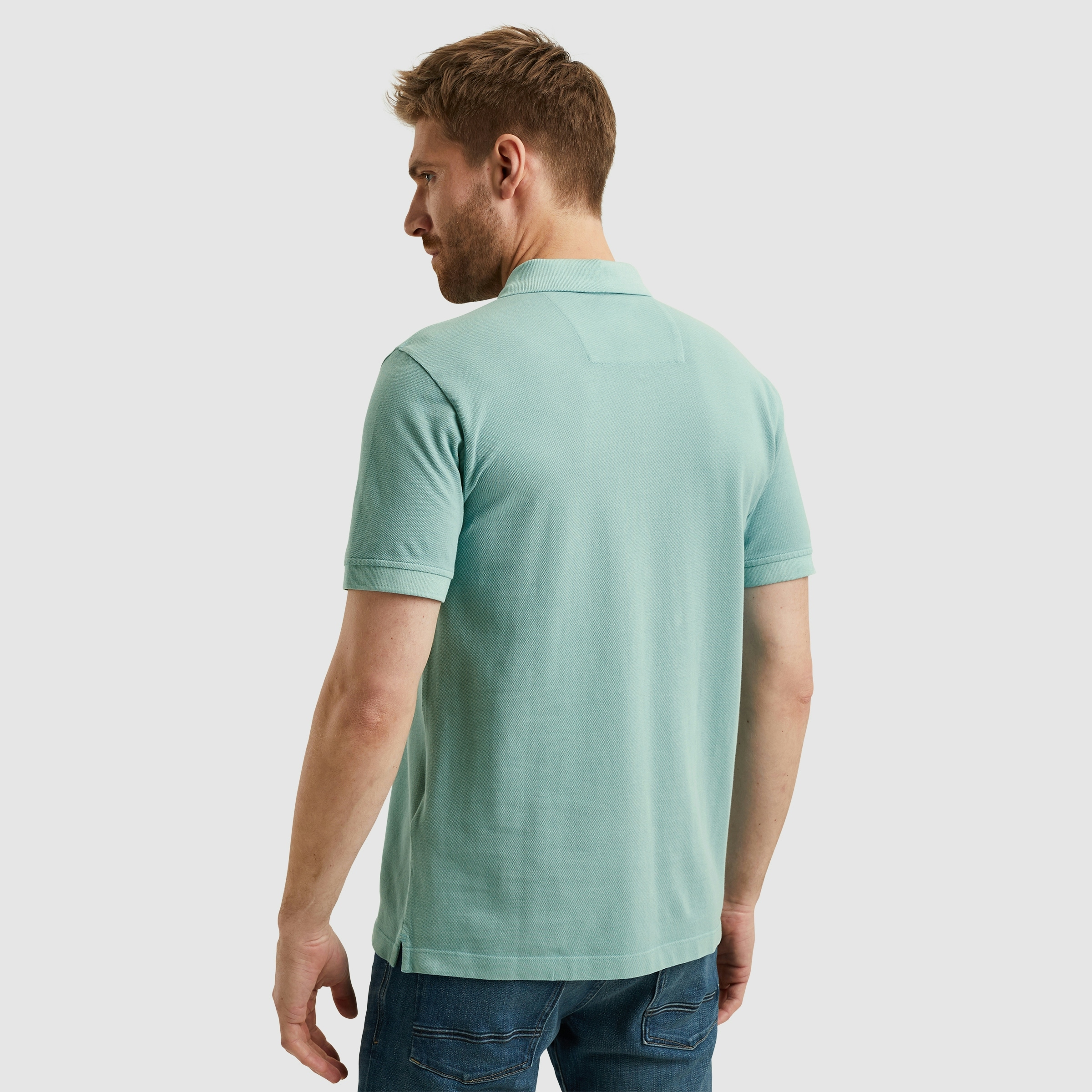 PME LEGEND Poloshirt »Short sleeve polo garment dyed pique«, mit Logo Stickerei