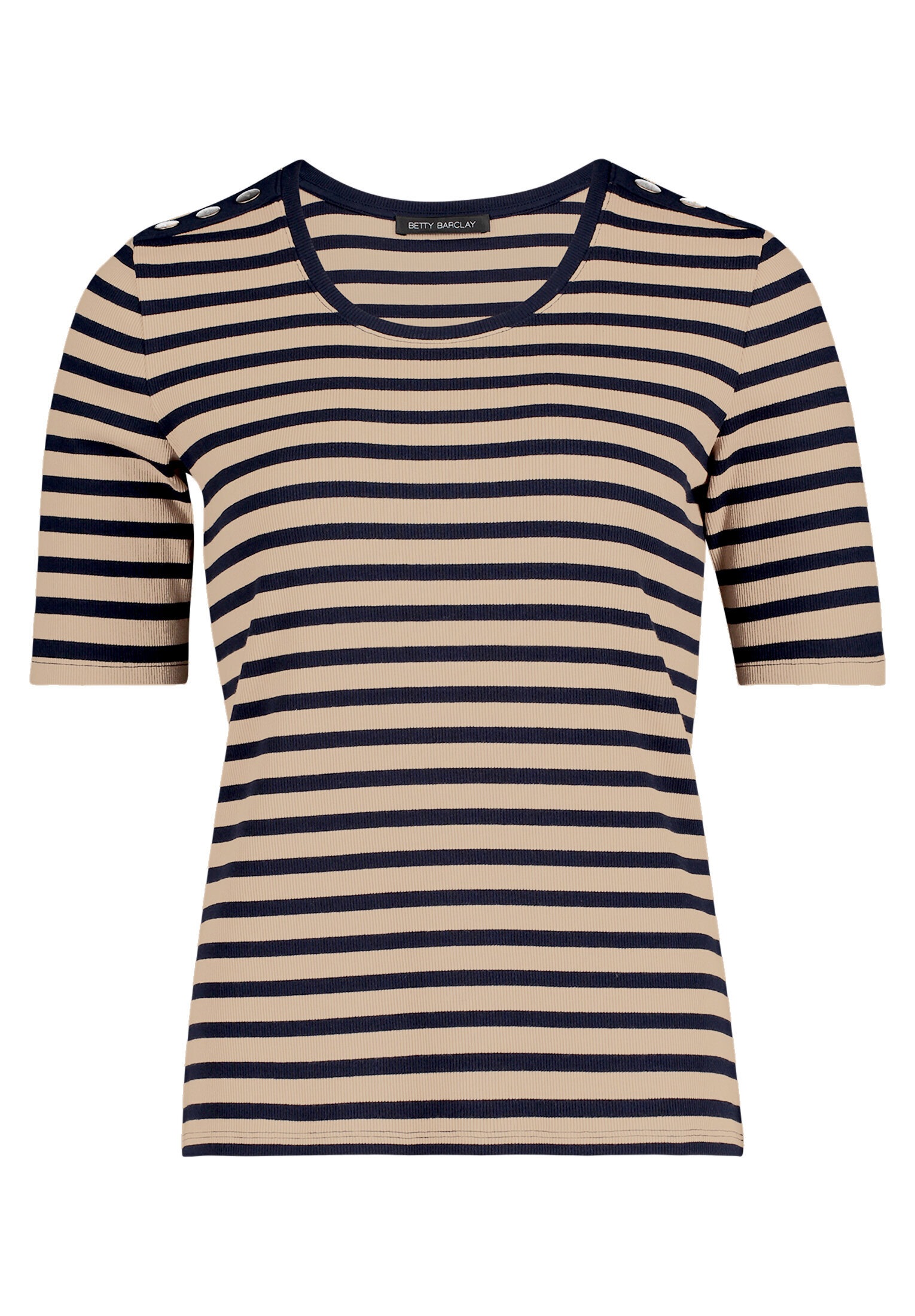 Betty Barclay Kurzarmshirt »Damen mit Rippenstruktur« 1 Stk.