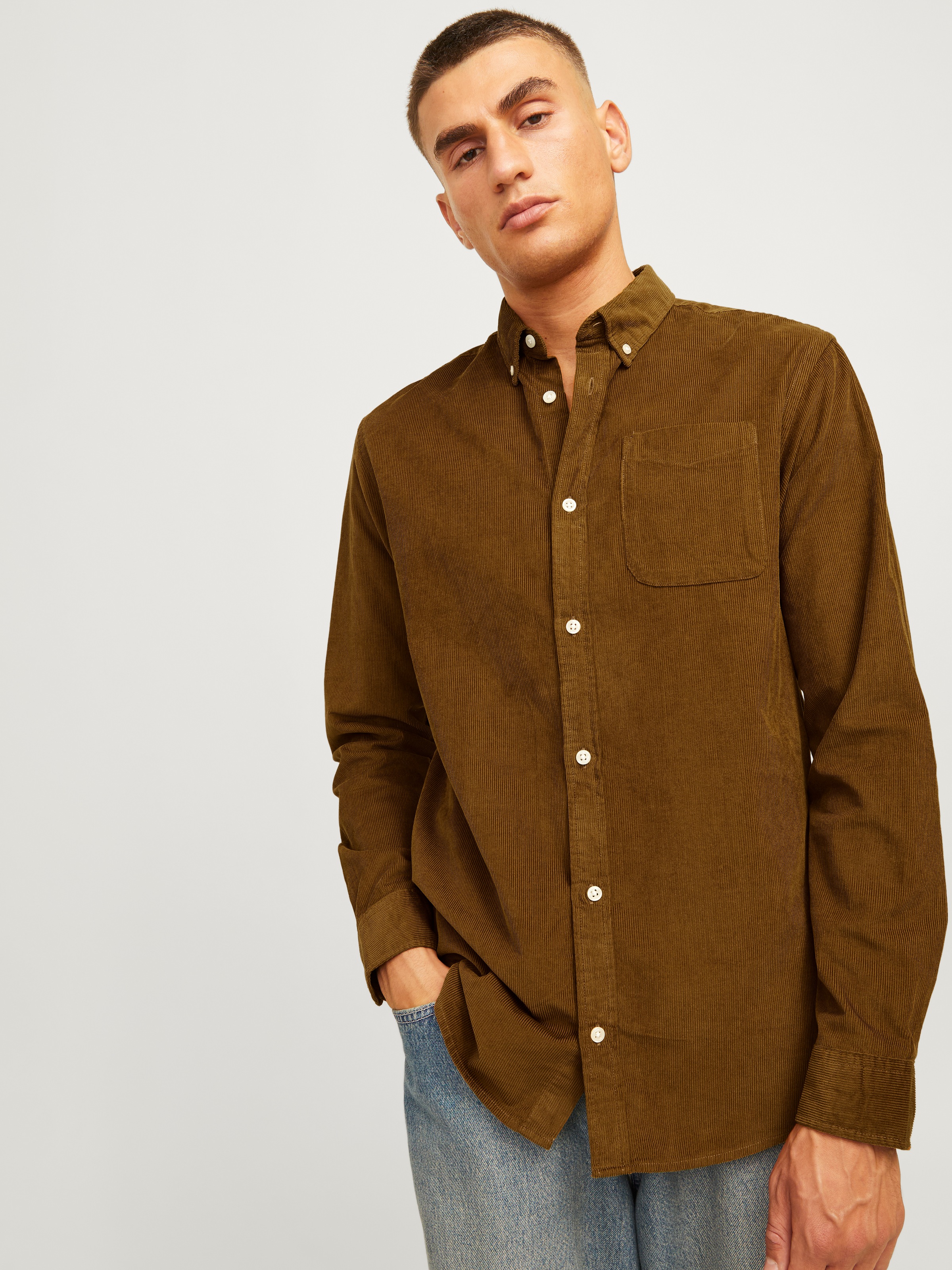 Jack & Jones Langarmhemd "JJECLASSIC CORD SHIRT LS SN", aus Cord günstig online kaufen