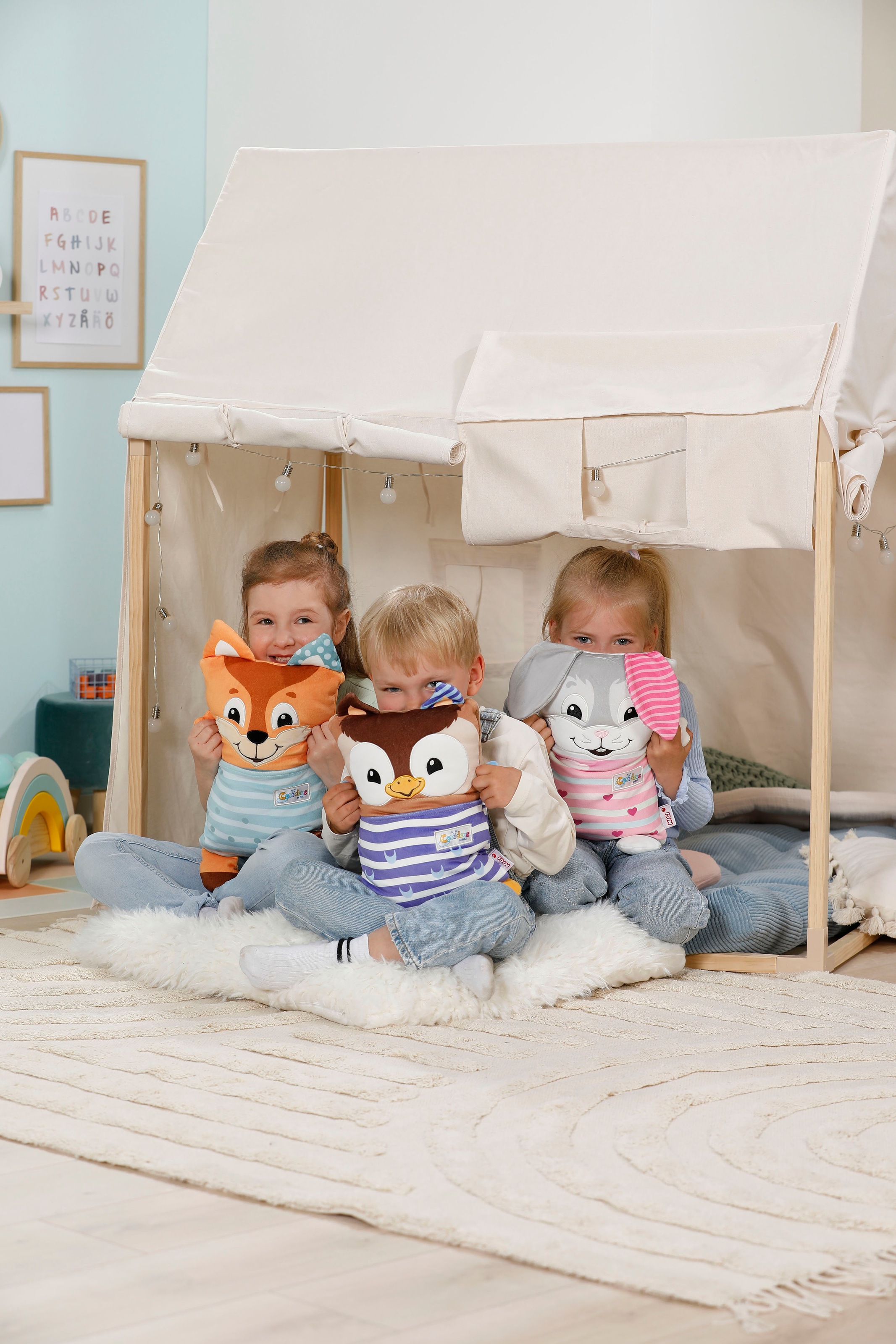 Nici Kuscheltier »Cosidoos, Fuchs mit Wendefunktion 30x20 cm«