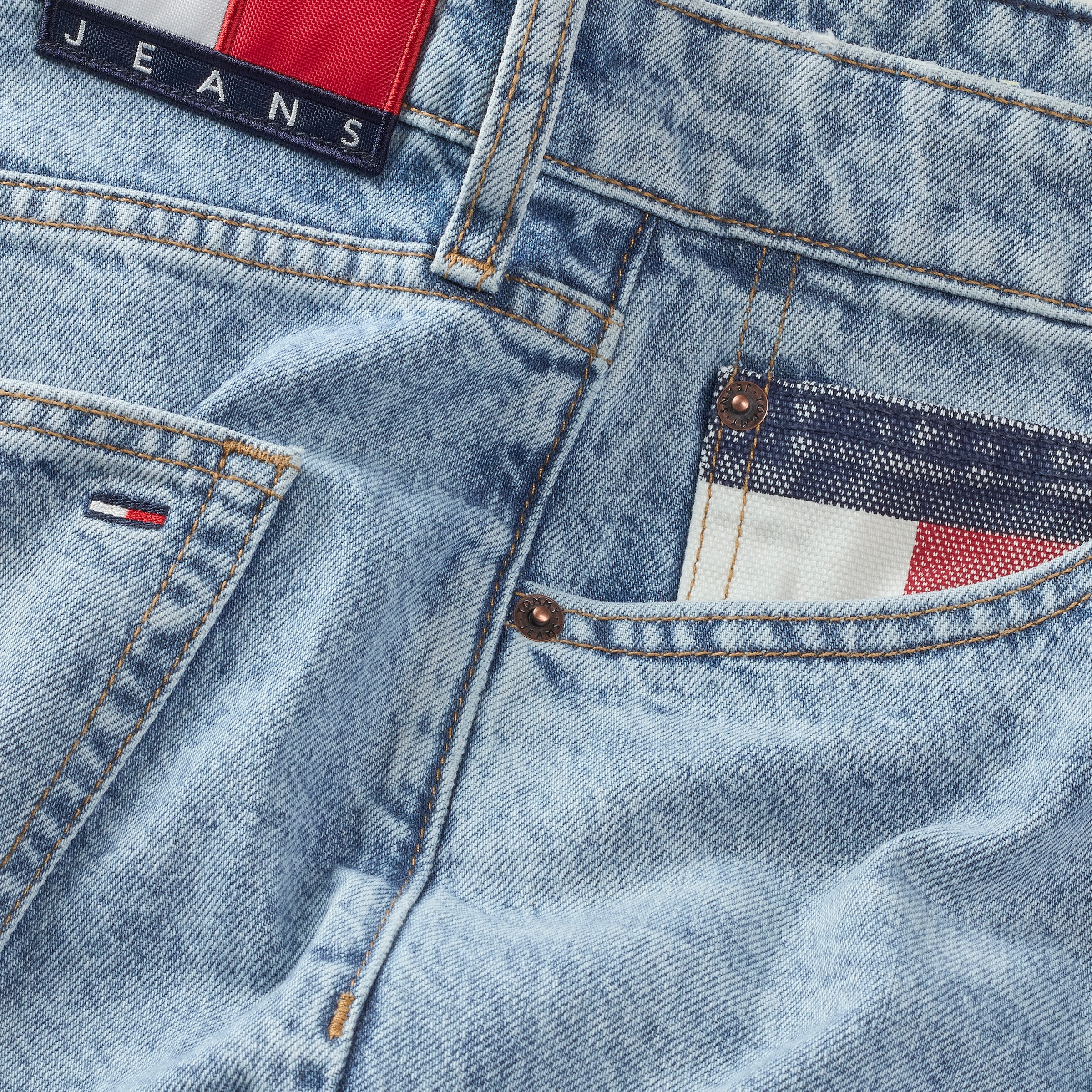 Tommy Jeans Regular-fit-Jeans »Otis Regular Straight«, Mit Gürtelschlaufen