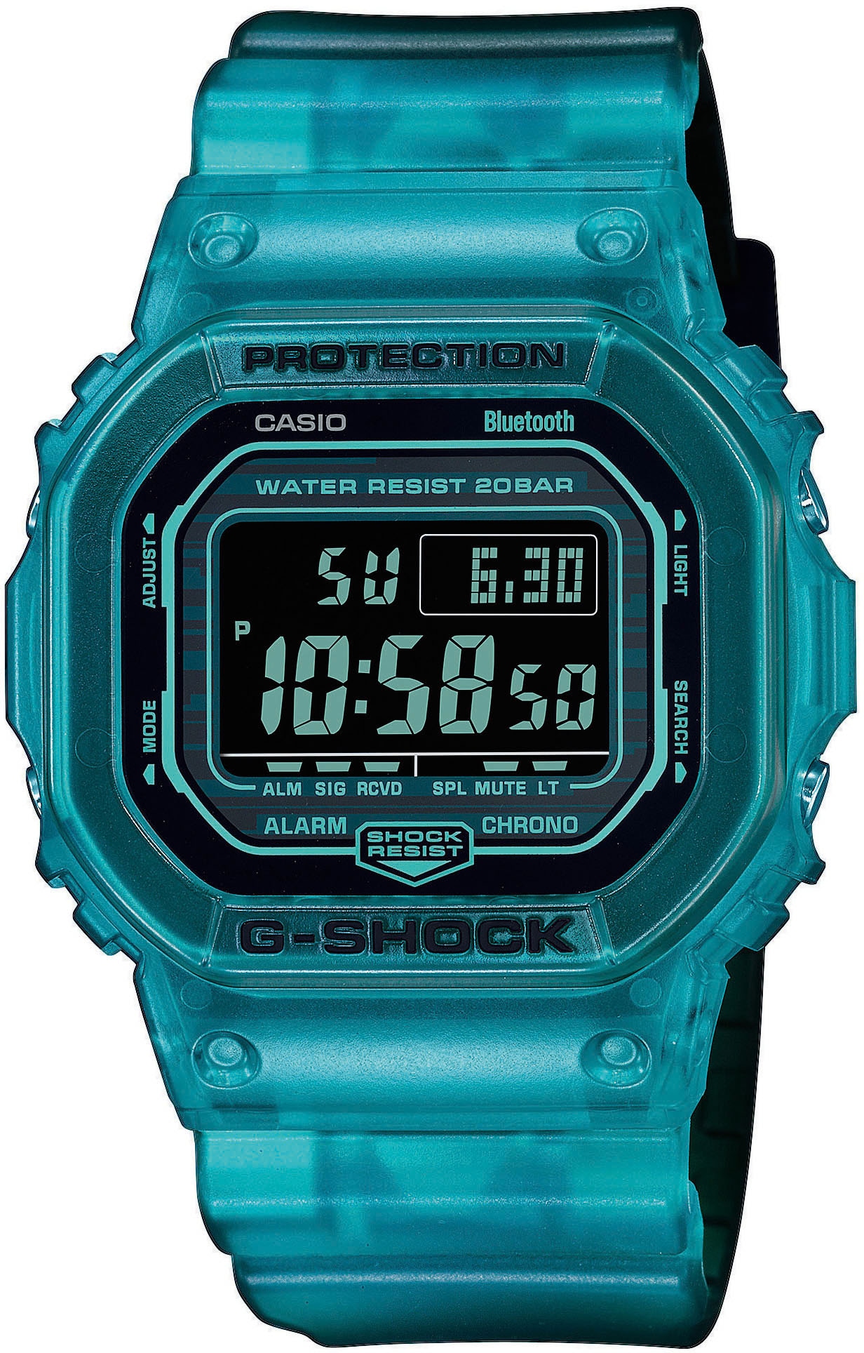 Smartwatch »DW-B5600G-2ER«, (Armbanduhr, Herrenuhr, Stoppfunktion, Weltzeit, Timer,...