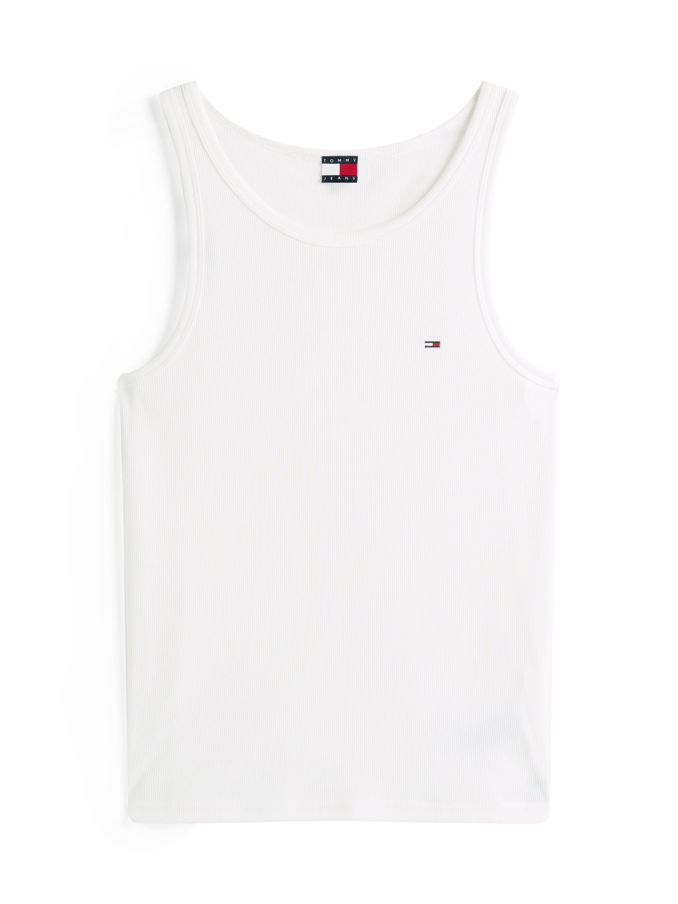 Tommy Jeans Tanktop »TJM XSLIM CLSSC FLAG RIBBED TANK«