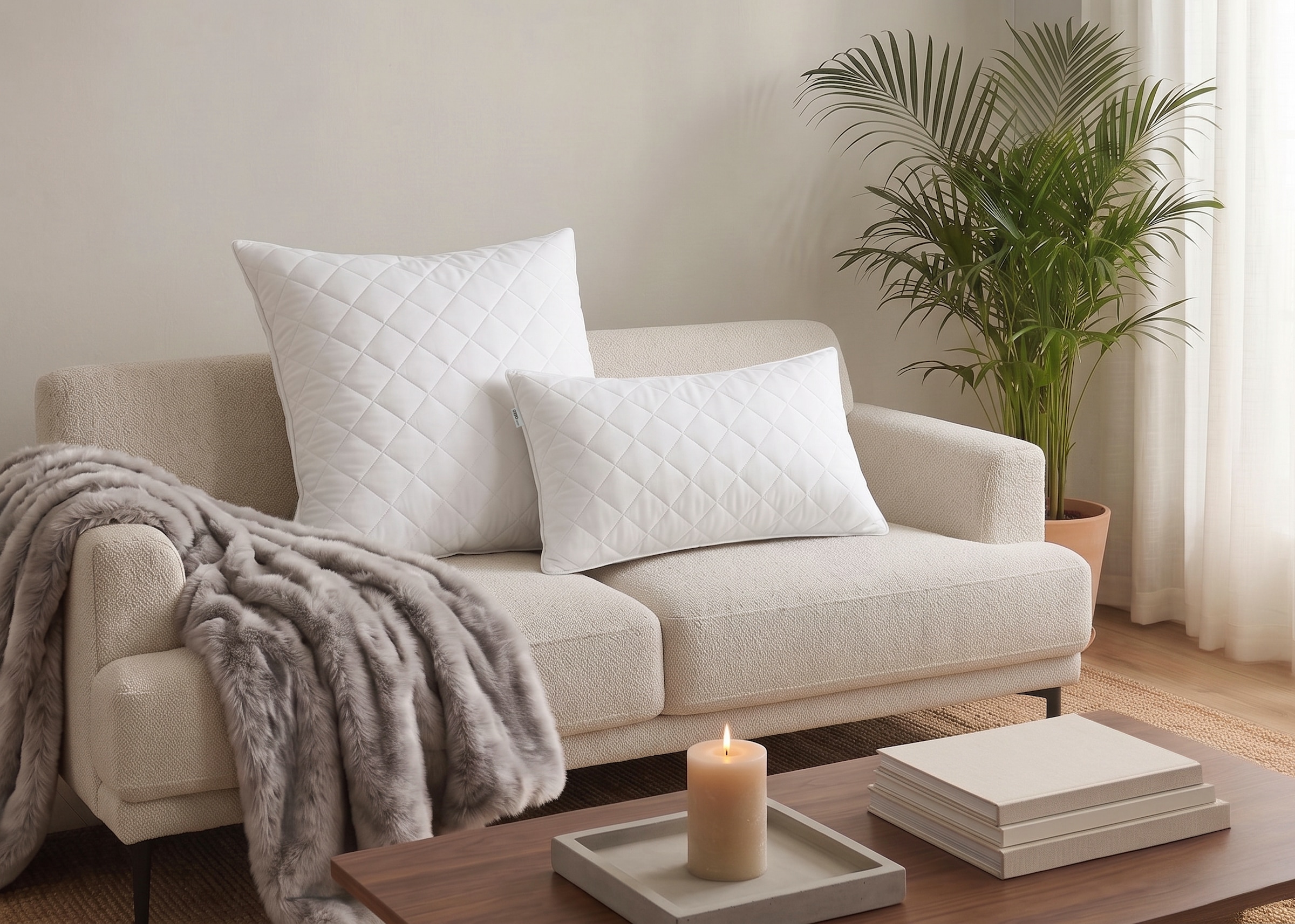 OTTO home Kopfkissen »Lyllen, Kissen in 40x80 & 80x80 cm« 1 Stk. tlg. Kissenbezug aus 100% Lyocell