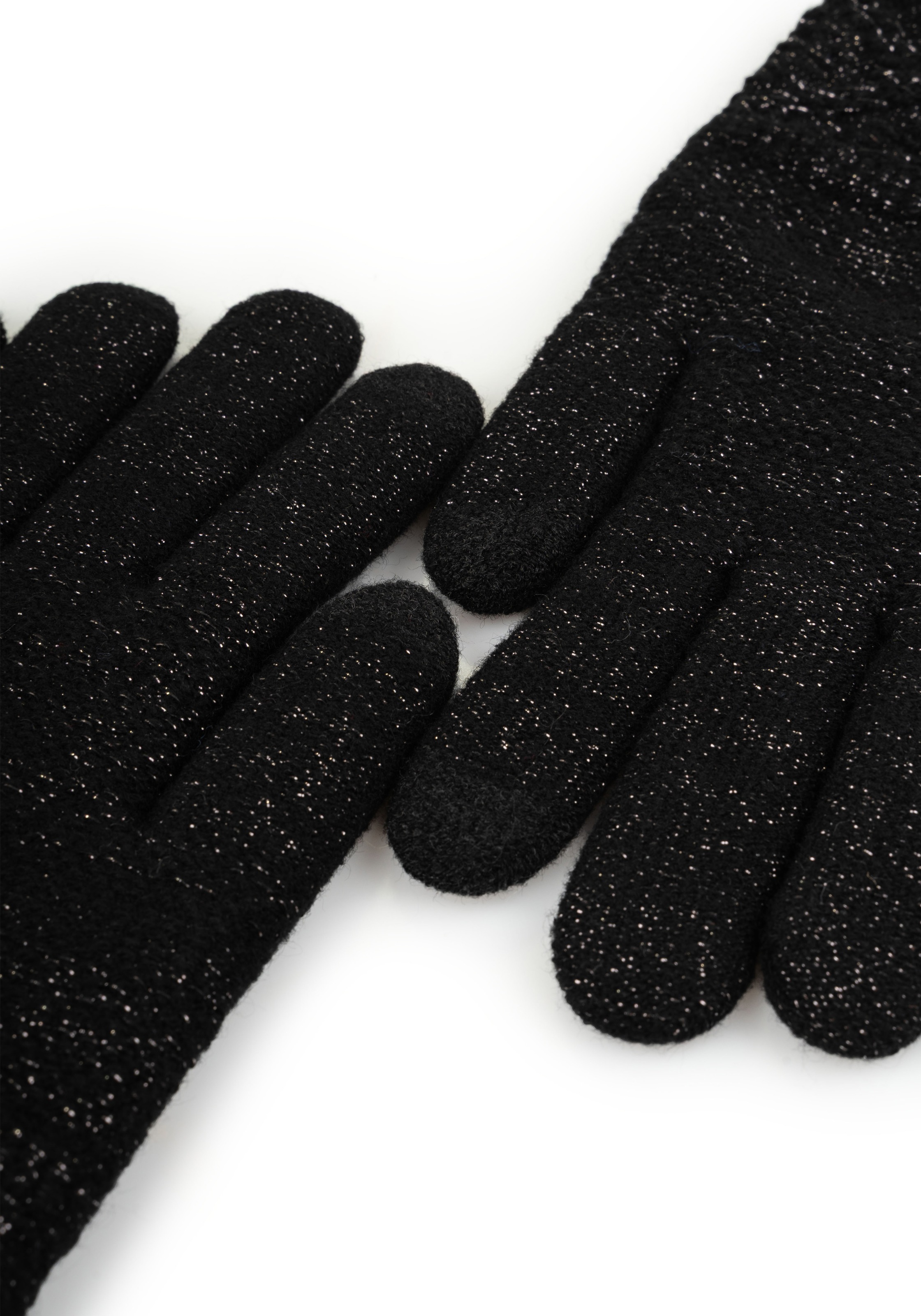 Capelli New York Strickhandschuhe, dezenter Metallic-Schimmer, gemustert, h günstig online kaufen