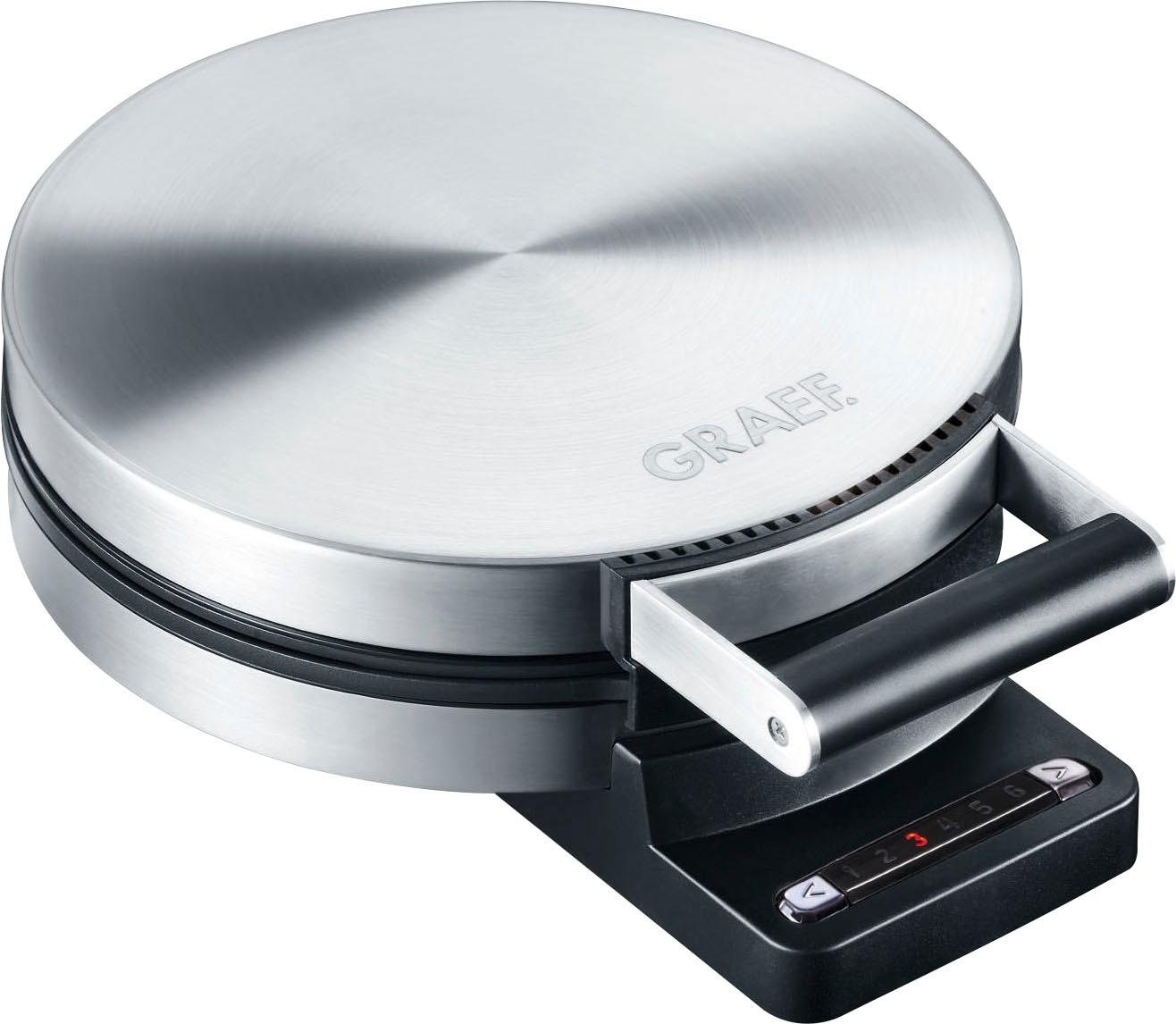 Graef Waffeleisen "Hörncheneisen HE 80, Edelstahl matt" 850 W günstig online kaufen