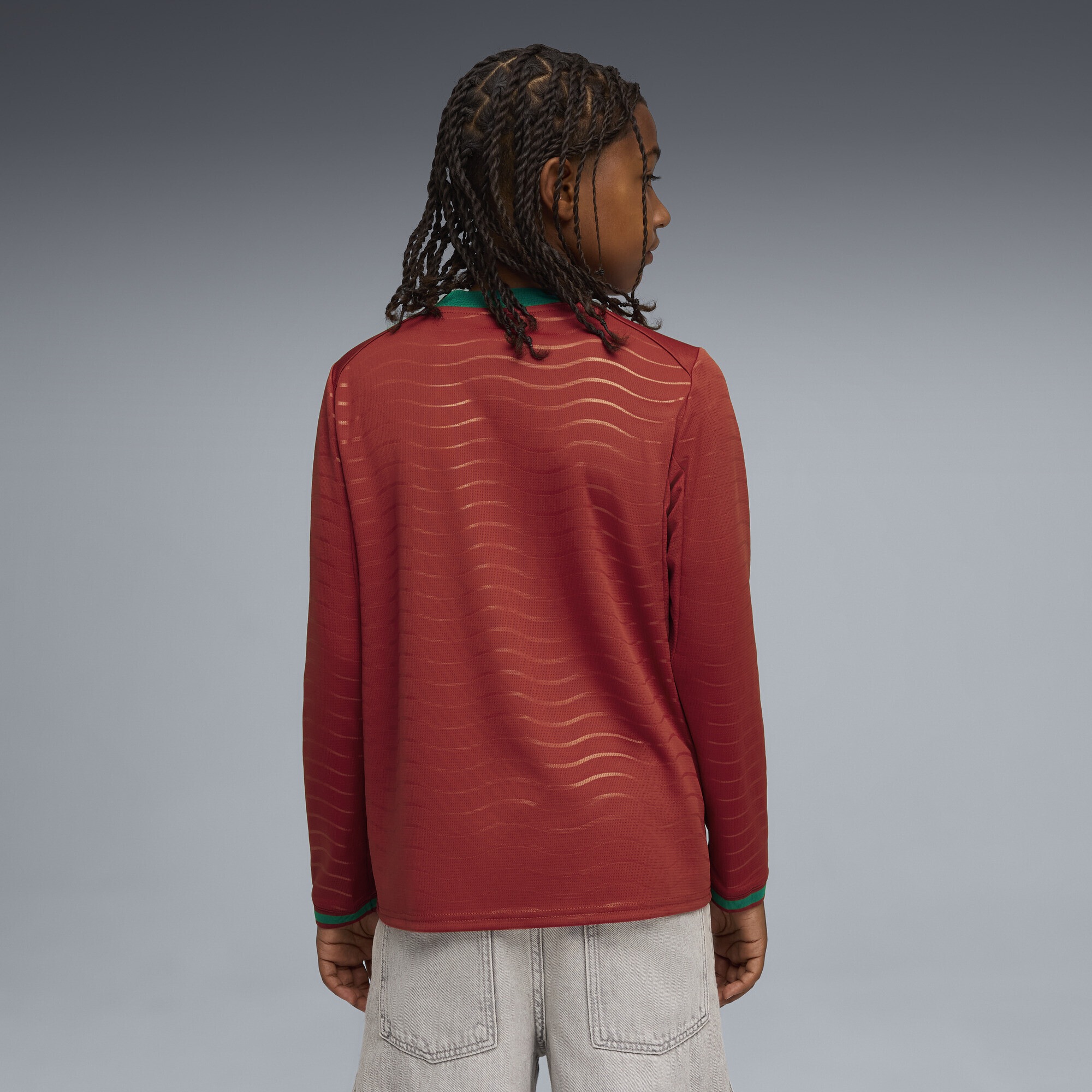 PUMA Trainingsshirt »Portugal 2026 Langarm-Heimtrikot Jugendliche«