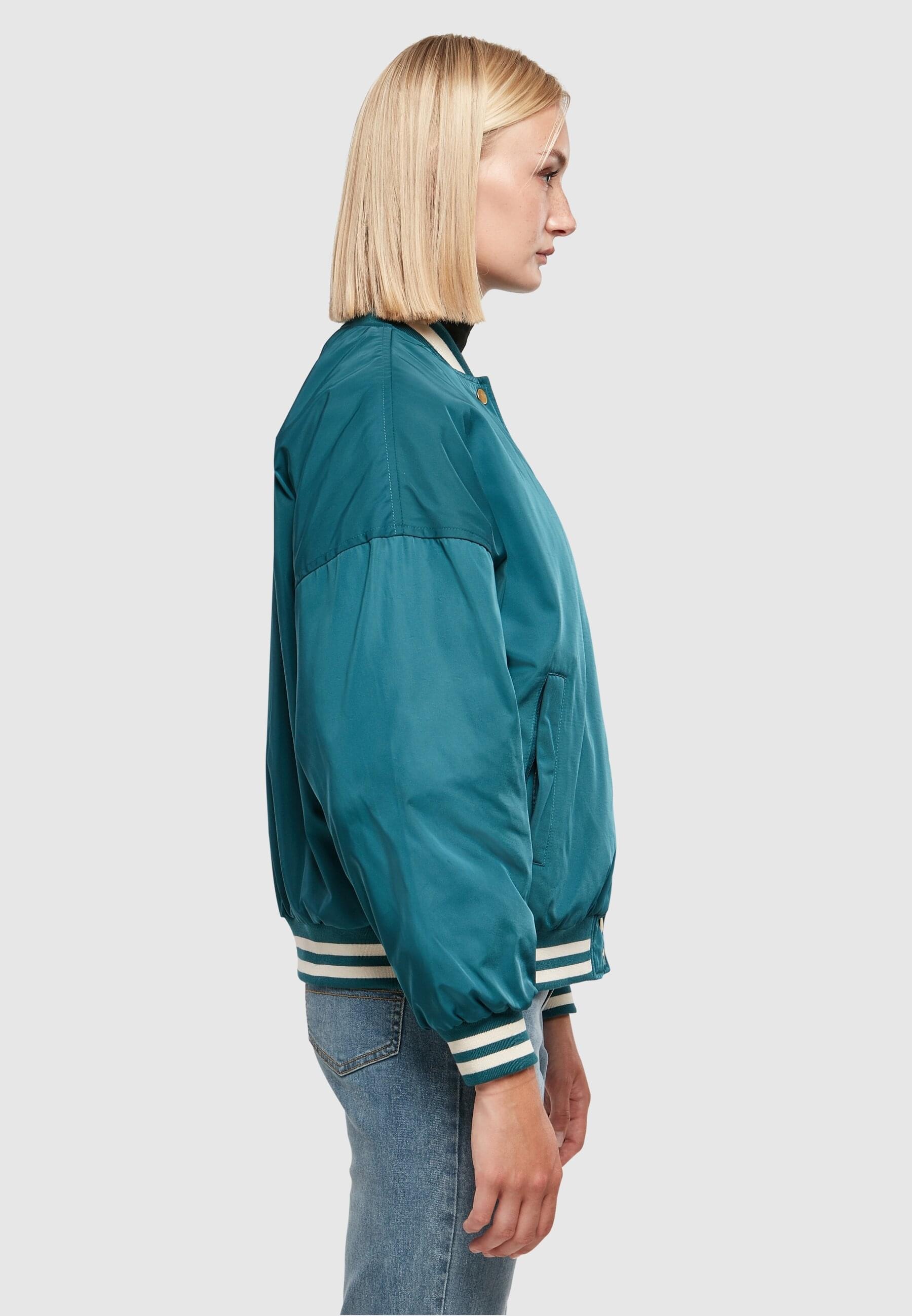 Ladies ohne Sommerjacke Recycled St.), URBAN | Jacket«, Oversized für kaufen Kapuze CLASSICS (1 »Damen BAUR College