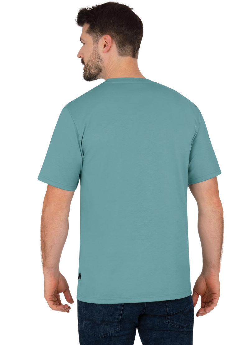Trigema T-Shirt »TRIGEMA T-Shirt mit modischem Druckmotiv«, (1 tlg.)