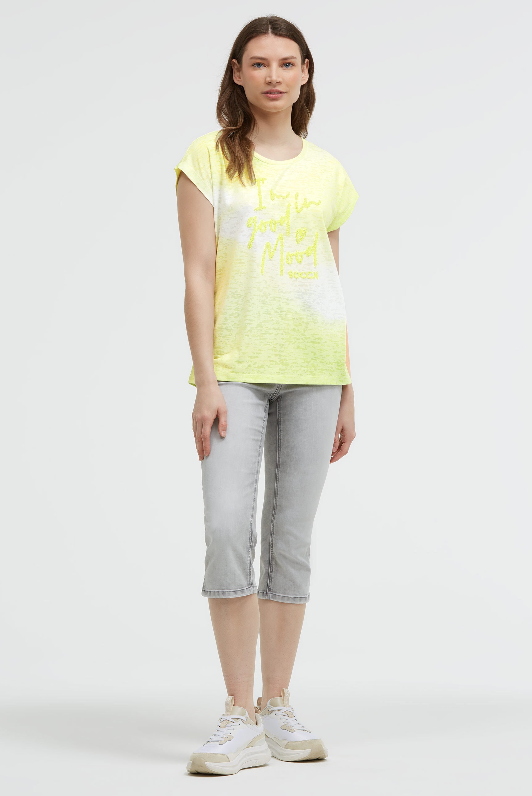 SOCCX Rundhalsshirt mit Farbverlauf