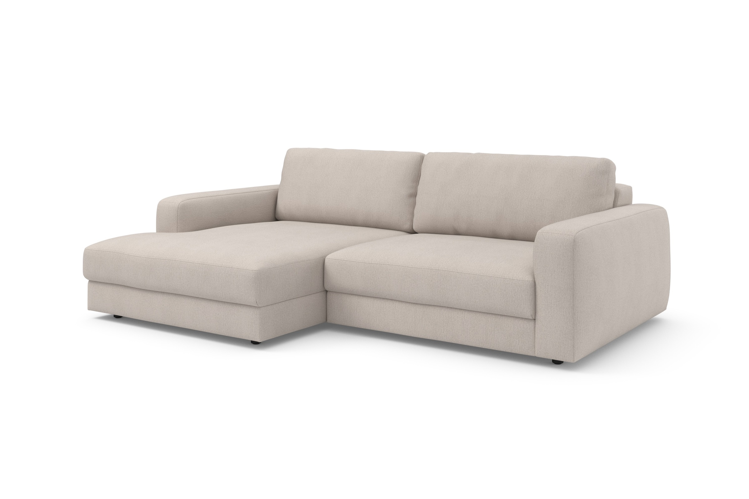 TRENDMANUFAKTUR Ecksofa »Bourbon, Designsofa mit tollem Sitzkomfort, L-Form,«, extra tiefe Sitzfläche, wahlweise mit Sitztiefenverstellung