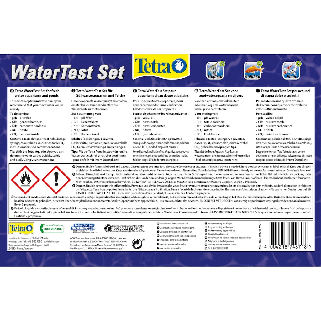 Tetra Aquariumpflege »WaterTest Set«