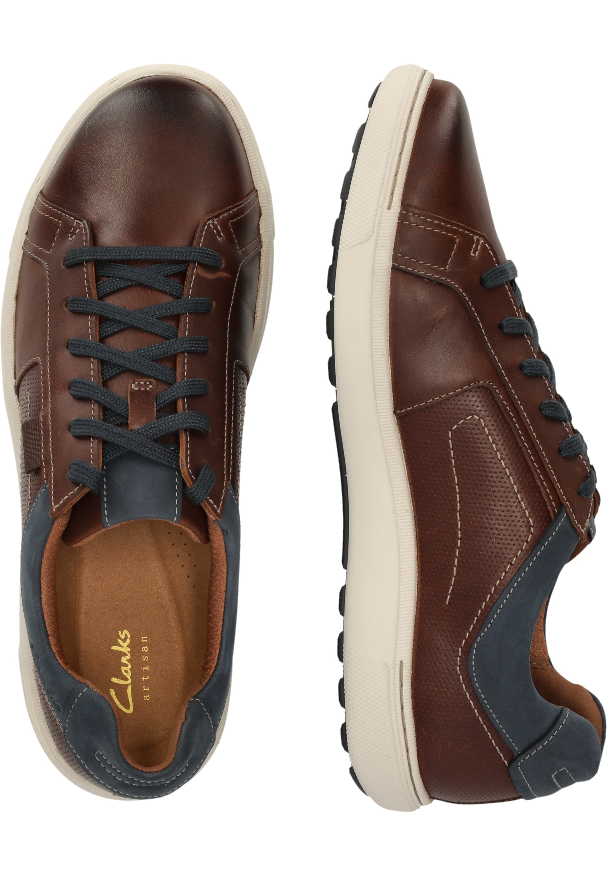 Clarks Sneaker »Mapstone«, im sportlich-eleganten Design