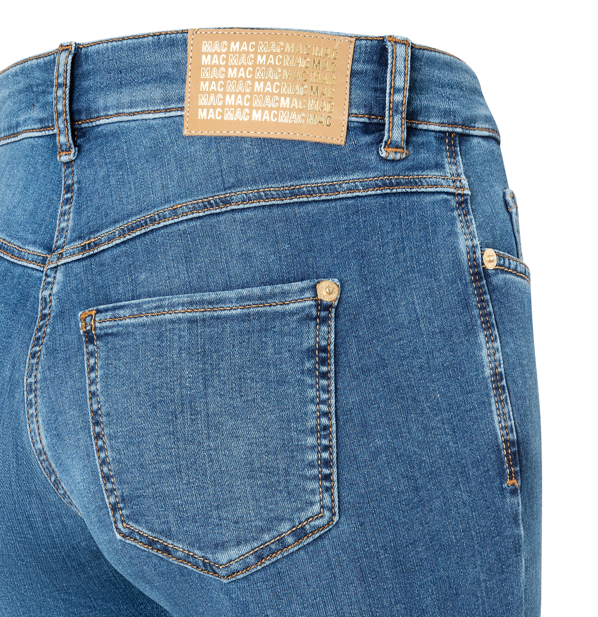 MAC Bootcut-Jeans »BOOT«, Modisch ausgestellter Saum