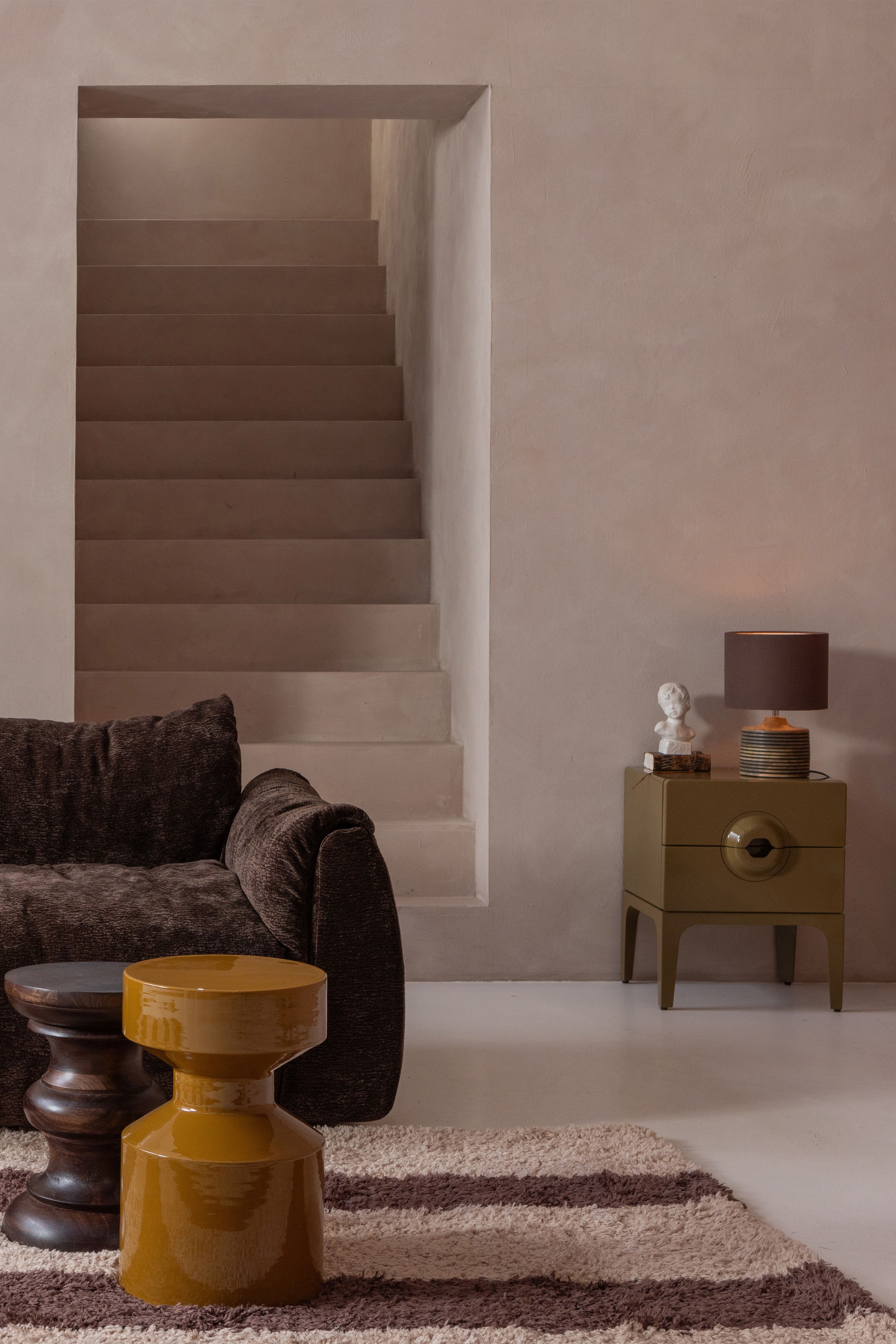 WOOOD Nachtkonsole "WOOOD Merge Kommode/Nachttisch 2 Schubladen" günstig online kaufen