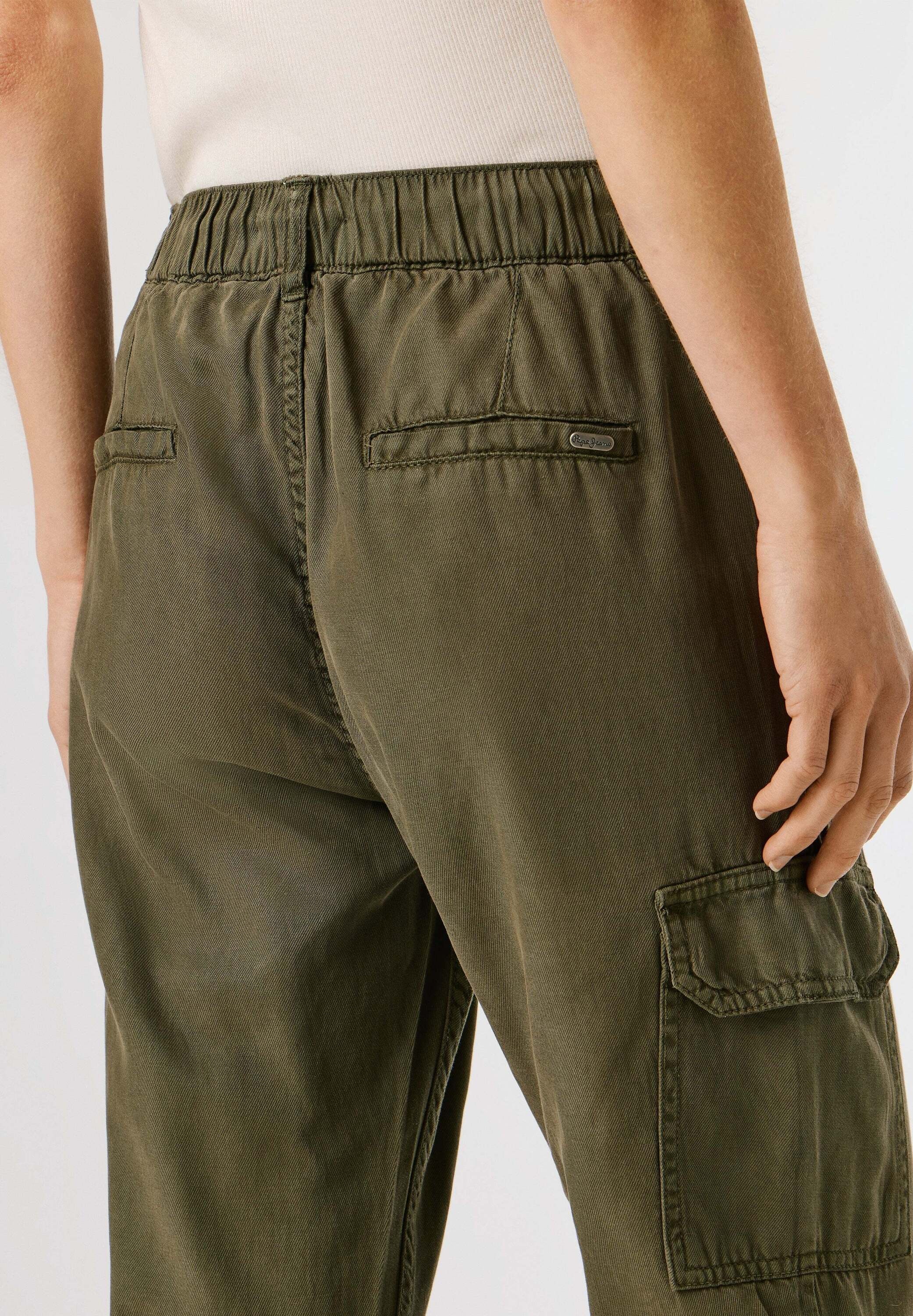 Pepe Jeans Funktionshose »trousers MID WAIST SLIM JOGGER NEW CRUSADE«