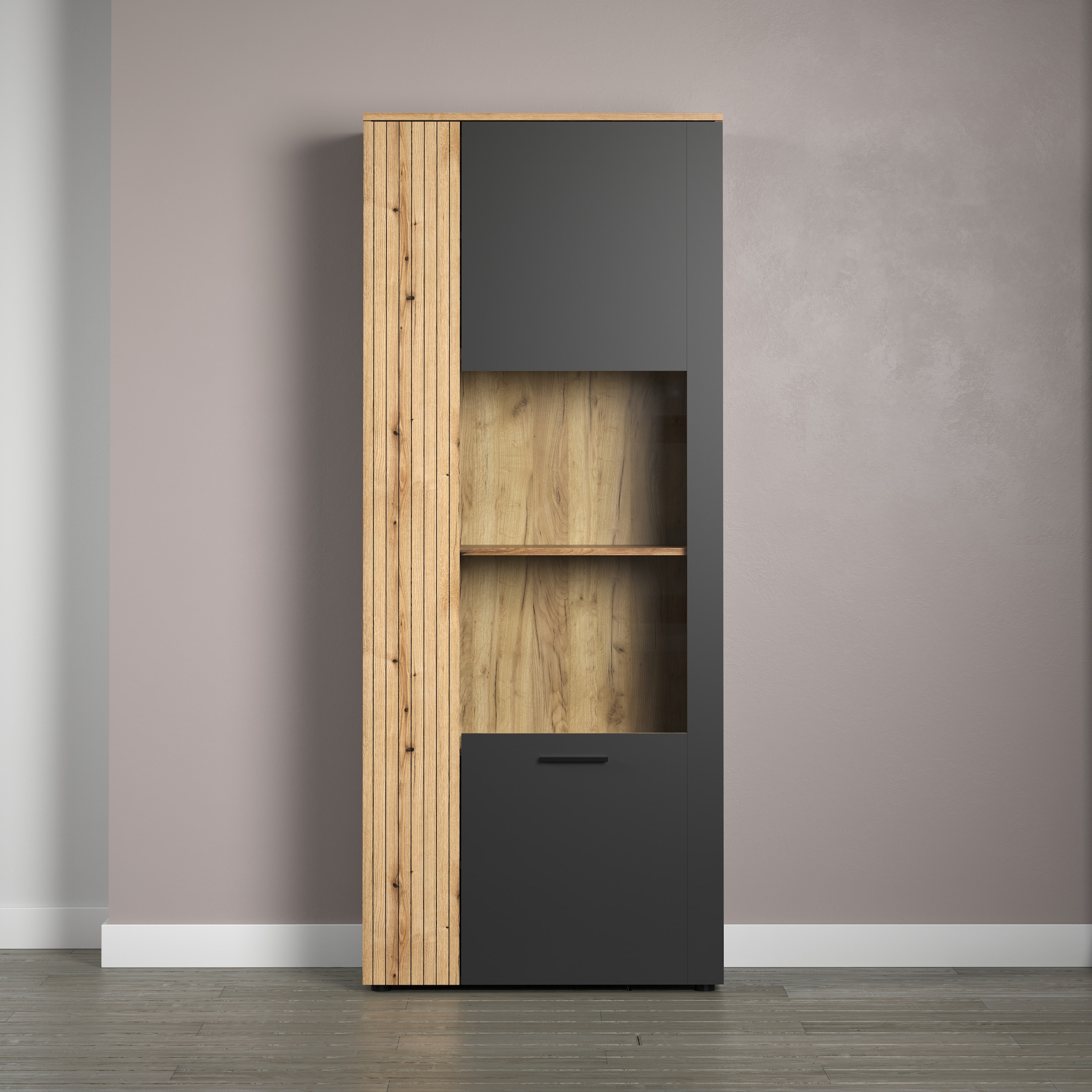 INOSIGN Standvitrine "Estepona" 1 Stk. tlg. Standvitrine mit 2 Türen - (B/T günstig online kaufen