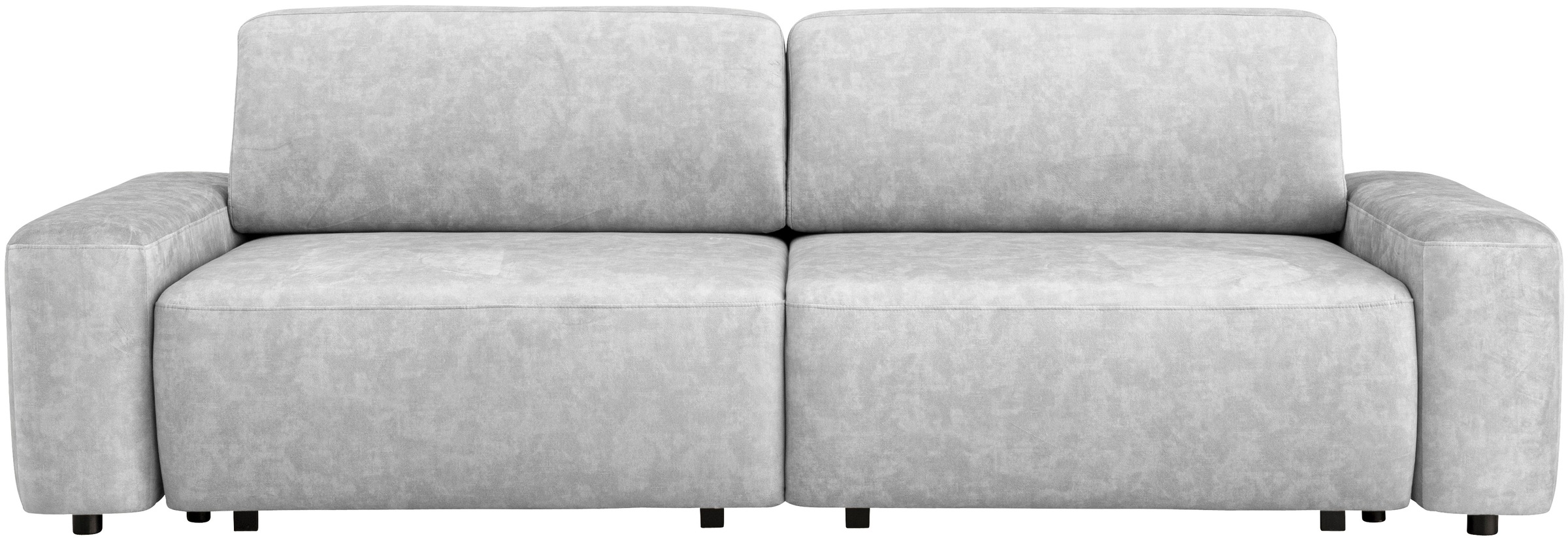 INOSIGN 3-Sitzer »TORGE (257cm), Sofa,Schlafsofa in Cord, Samtvelours, Struktur fein«, rundes Design, Schlaffunktion u. Bettkasten, Liegefläche: 135/200 cm
