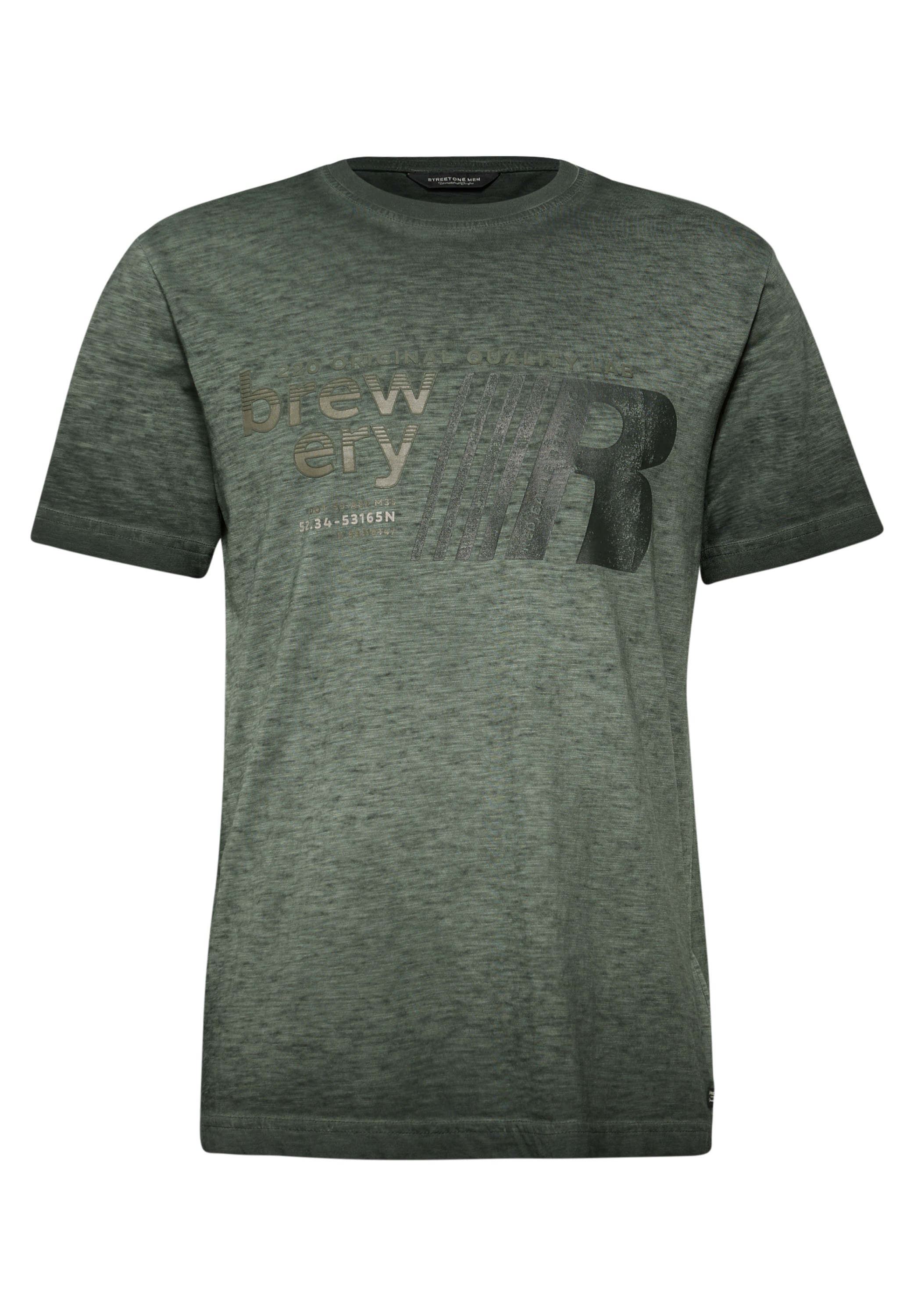 STREET ONE MEN T-Shirt, aus reiner Baumwolle