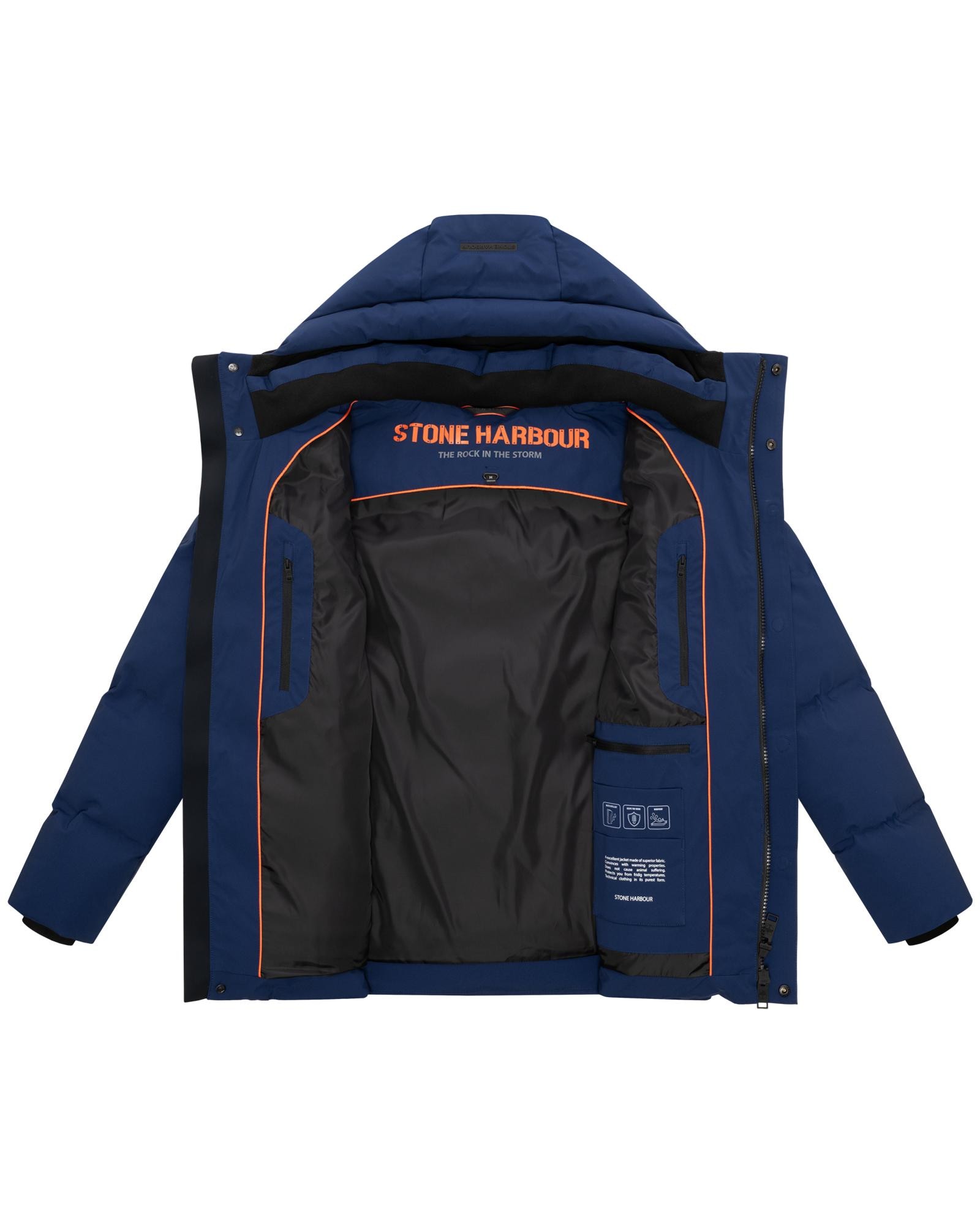 Stone Harbour Steppjacke »Taviaan XX«, mit Kapuze, Gesteppte Herren Jacke mit Kapuze
