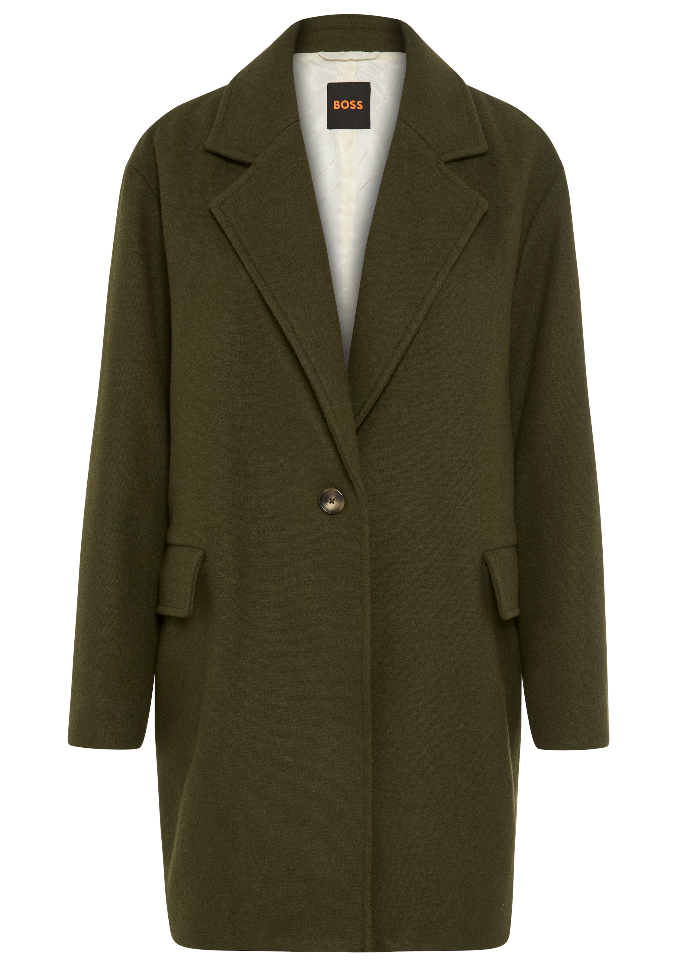 BOSS ORANGE Kurzmantel "Calesara Premium Damenmode", in gerader Passform, W günstig online kaufen