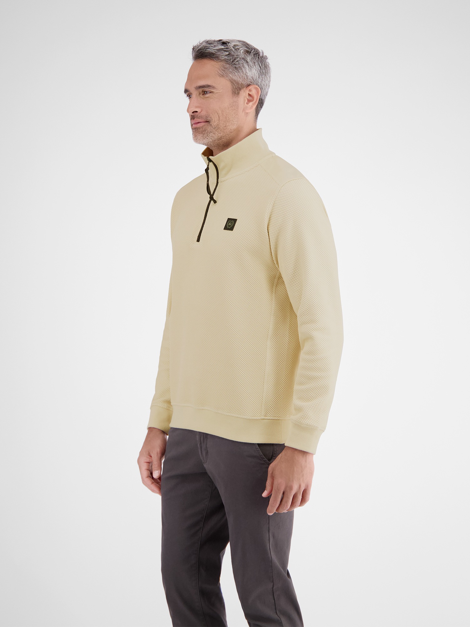 Thumbnail - LERROS Sweatshirt "LERROS Herren Troyer in sportiver Struktur"