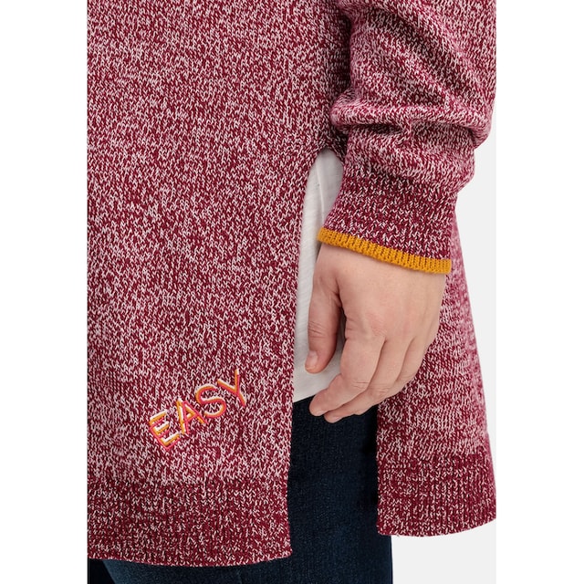 Sheego Longstrickjacke »Große Größen«, aus flauschigem Baumwollmix online  kaufen | BAUR