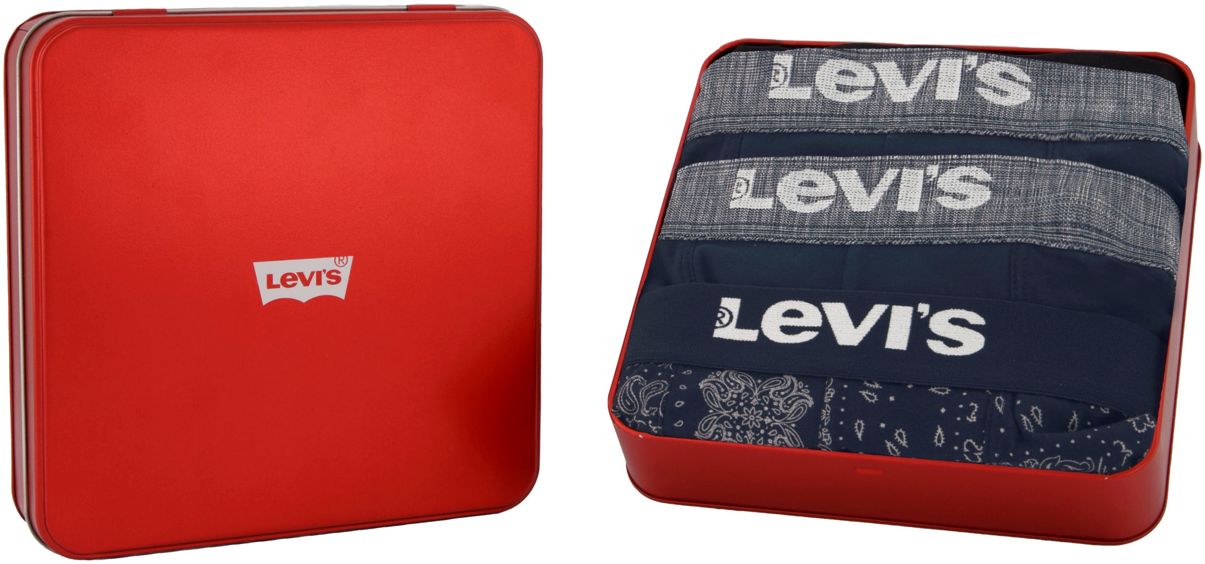 Levis Boxer, (3er-Pack), mit Logobund, Geschenkbox günstig online kaufen