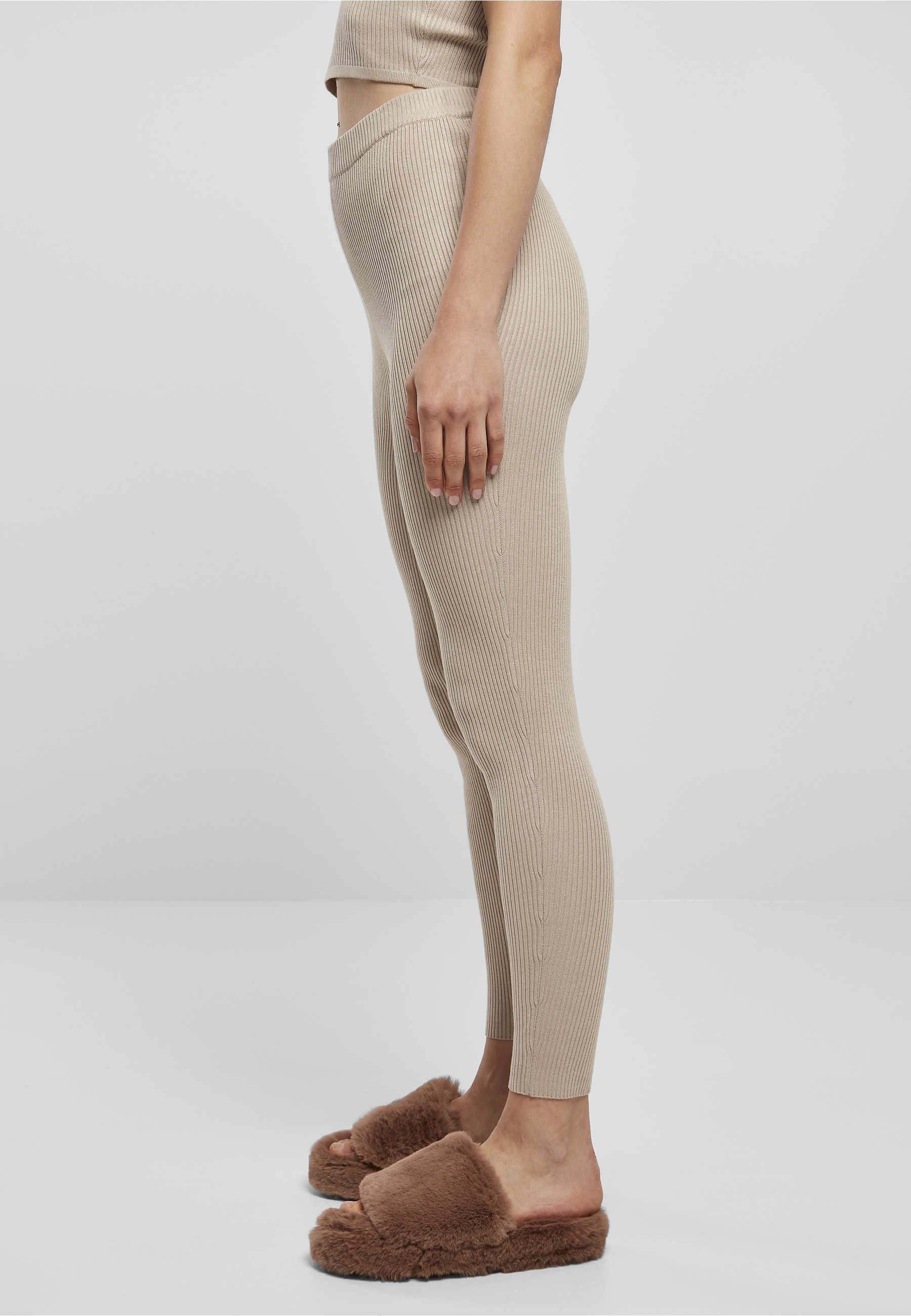 URBAN CLASSICS Leggings »Urban Classics Damen Ladies Rib Knit Leggings«