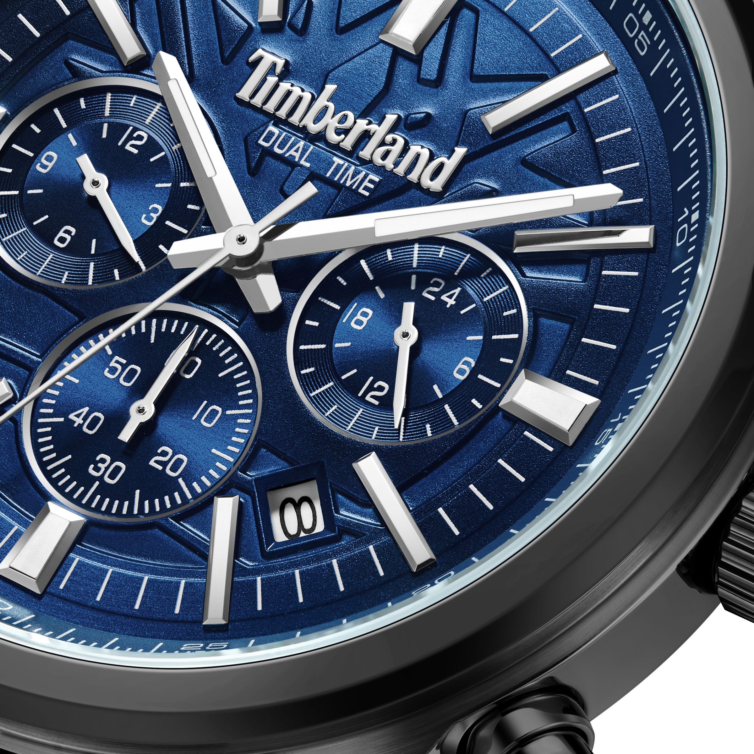 Timberland Chronograph »NORTHBRIDGE«, Quarzuhr, Armbanduhr, Herrenuhr, Lederarmband, Stoppfunktion, Datum