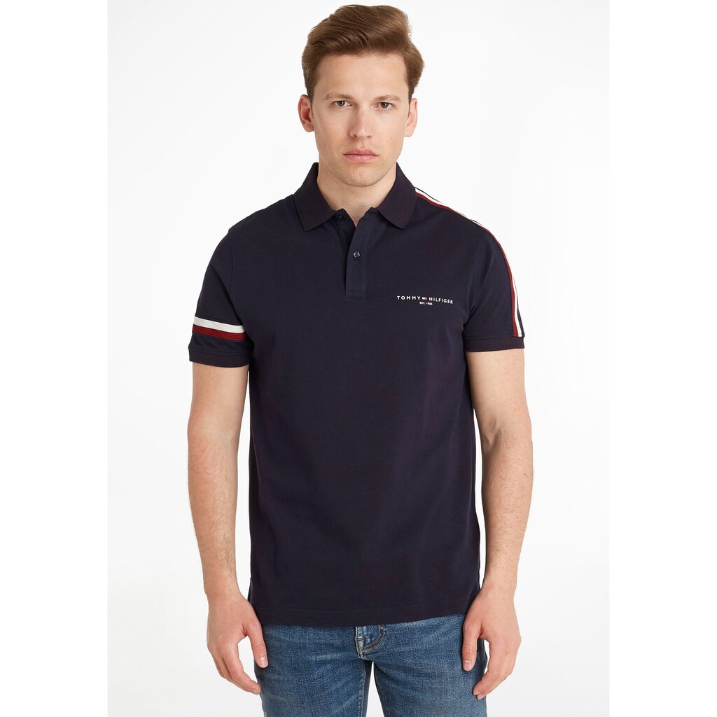 Tommy Hilfiger Poloshirt »GLOBAL STRIPE SLEEVE REG POLO«