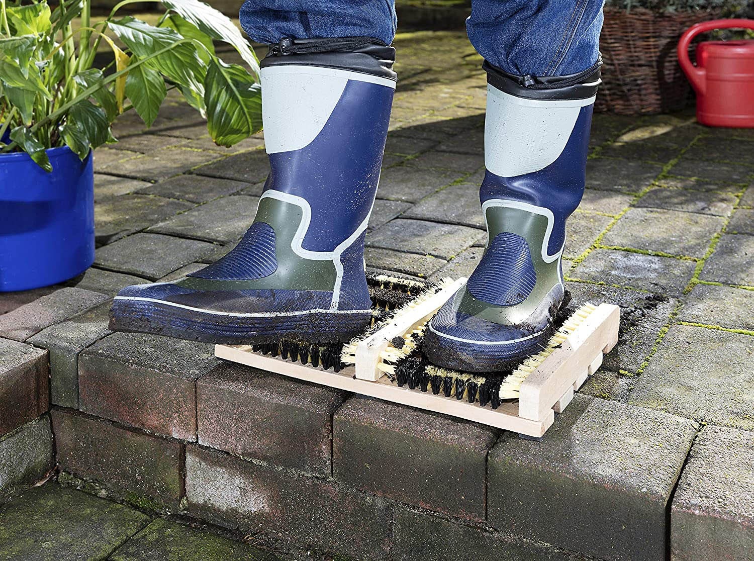 Schmitt Schuhbedarf Schuhabtropfschale, (1 tlg.), Fußabtreter, (Schuhreinigungs-Gerät), nie mehr Schmutz ins Haus tragen