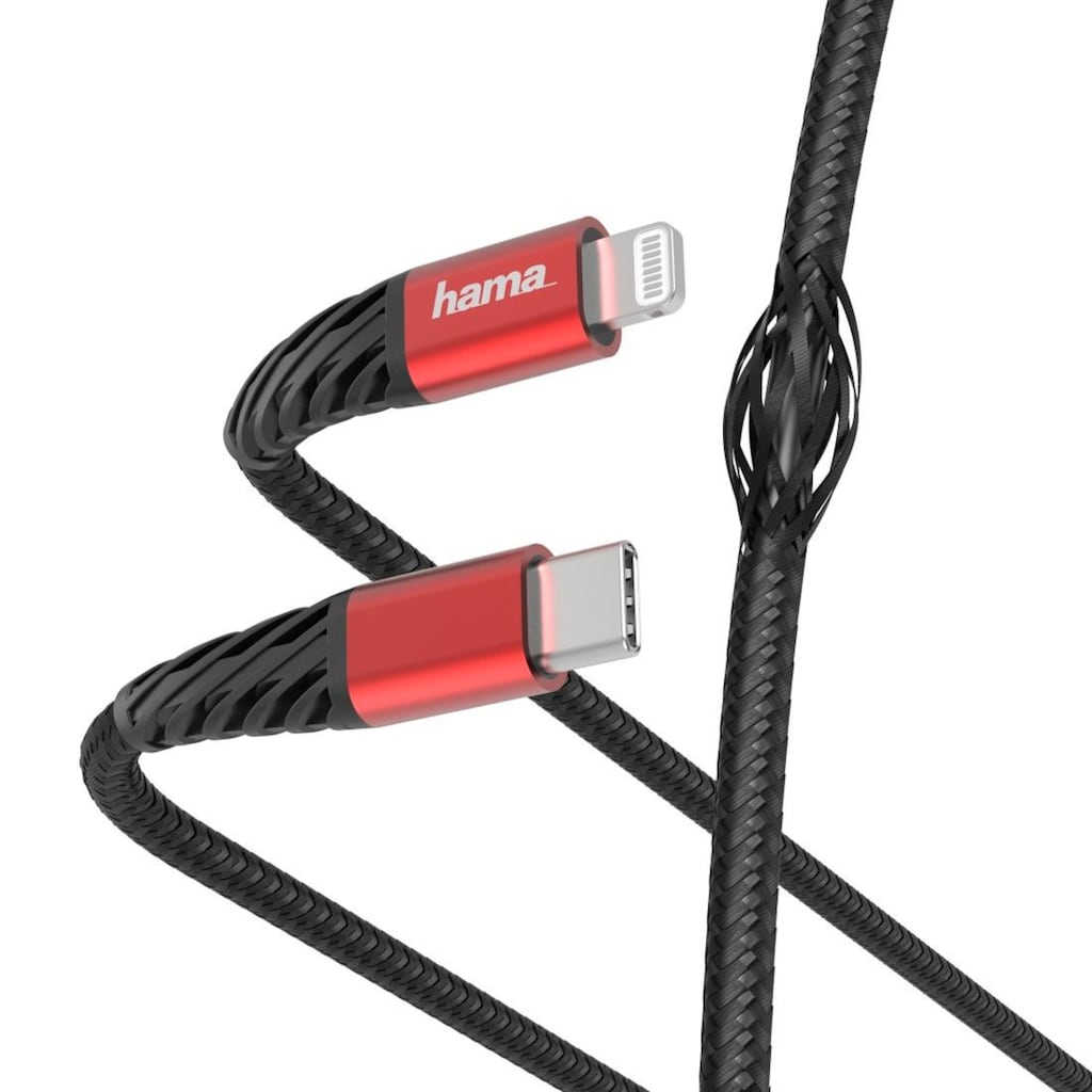 Hama USB-Kabel »Schnelllade-Datenkabel Extreme USB-C-Lightning 1,5m USB-Kabel«, Lightning-USB Typ C, 150 cm