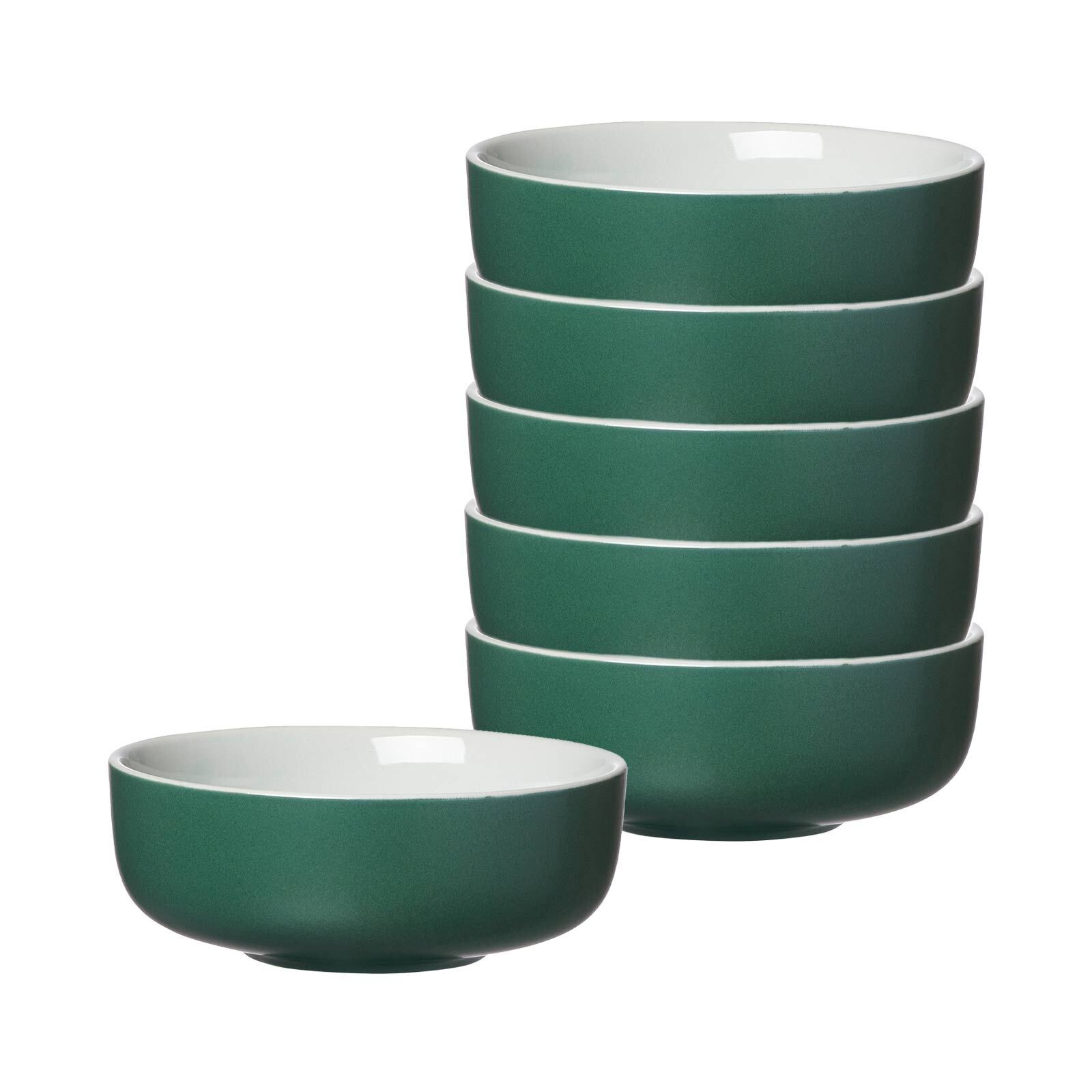Schale "Müslischalen Jasper ø 14.0 cm 6er Set", B/H/L: 14cm, grün, RITZENHOFF & BREKER, Schüsseln