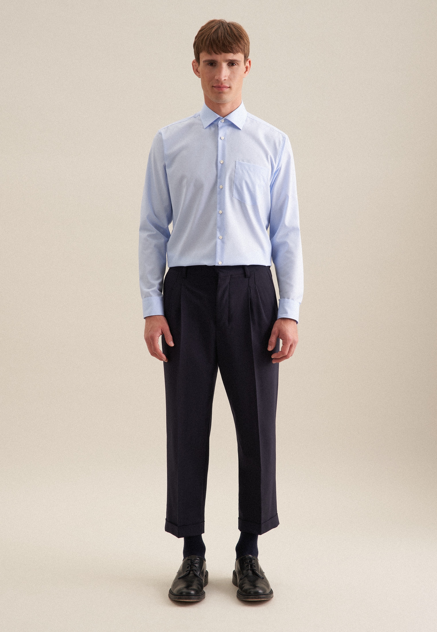 seidensticker Businesshemd »Schwarze Rose« Comfort 1/1 Kentkragen Uni