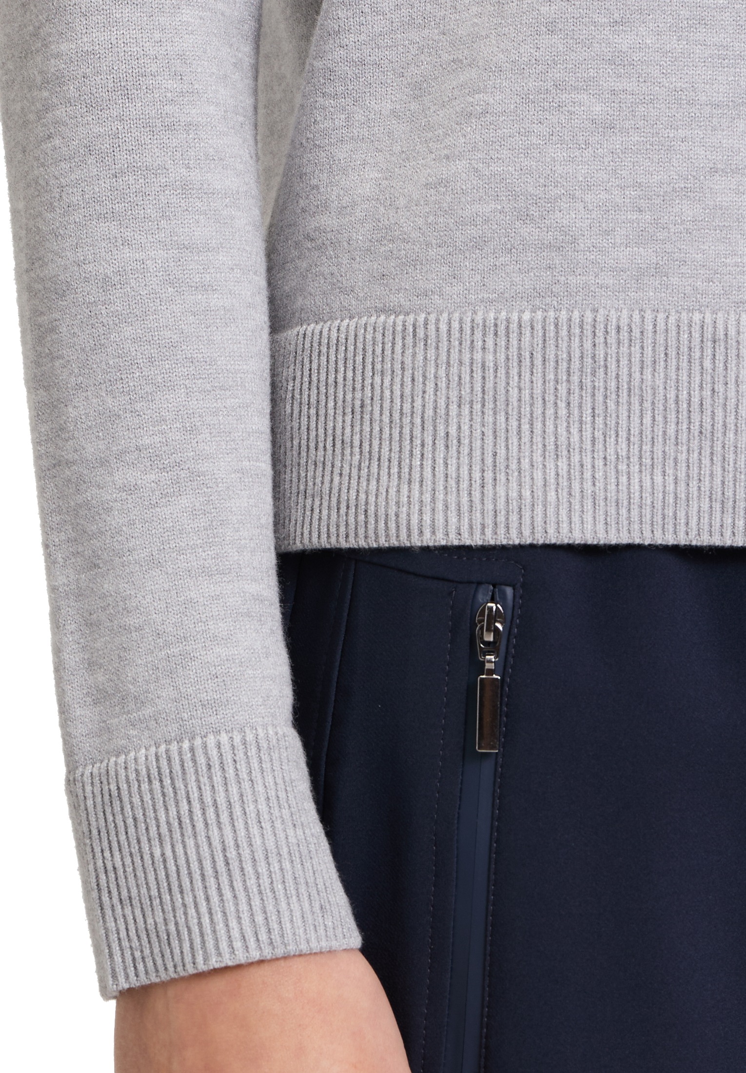 Betty Barclay Strickpullover »Betty Barclay Damen Basic-Strickpullover mit Stehkragen«, (1 tlg.), Material