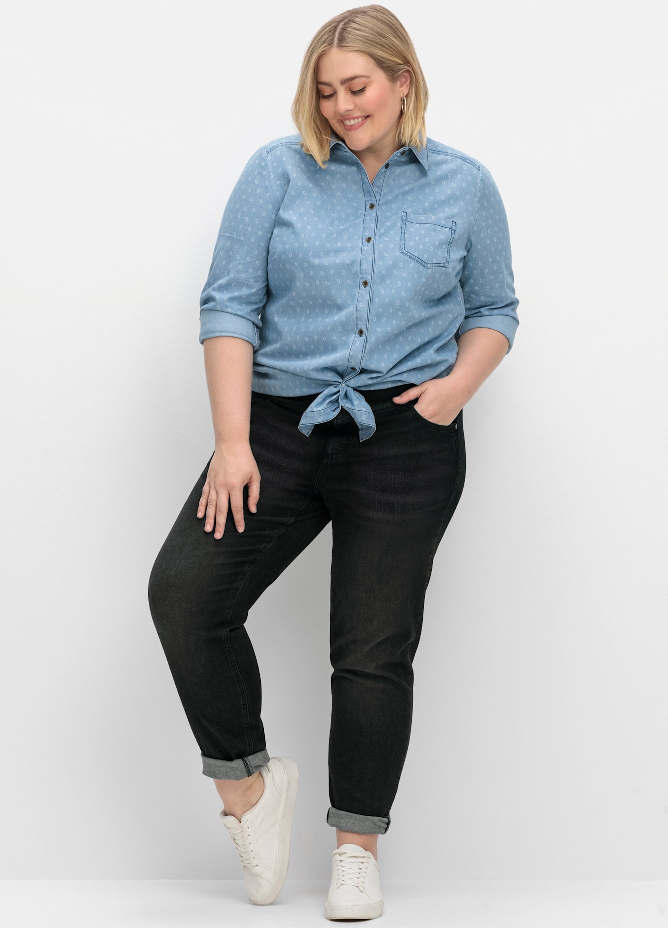 Sheego Stretch-Jeans 1 Stk. tlg. günstig online kaufen