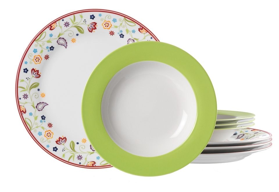 Ritzenhoff & Breker Tafelservice "Teller Set, Geschirr-Set SHANTI DOPPIO" 8 günstig online kaufen