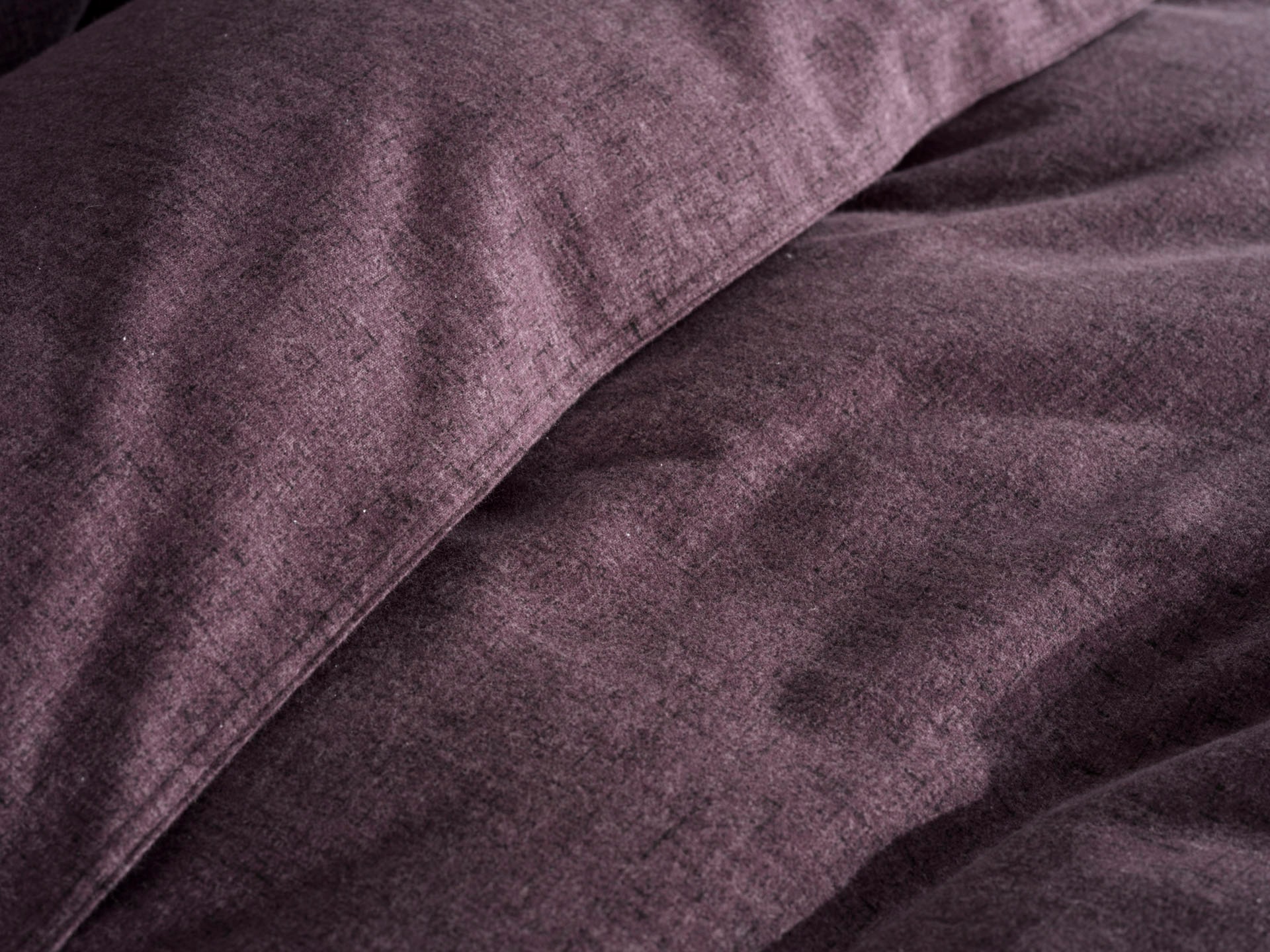 Heckett & Lane Bettwäsche »Franela«, Uni Design, hochwertiges Flanell, Bettwäsche ab 135x200 cm