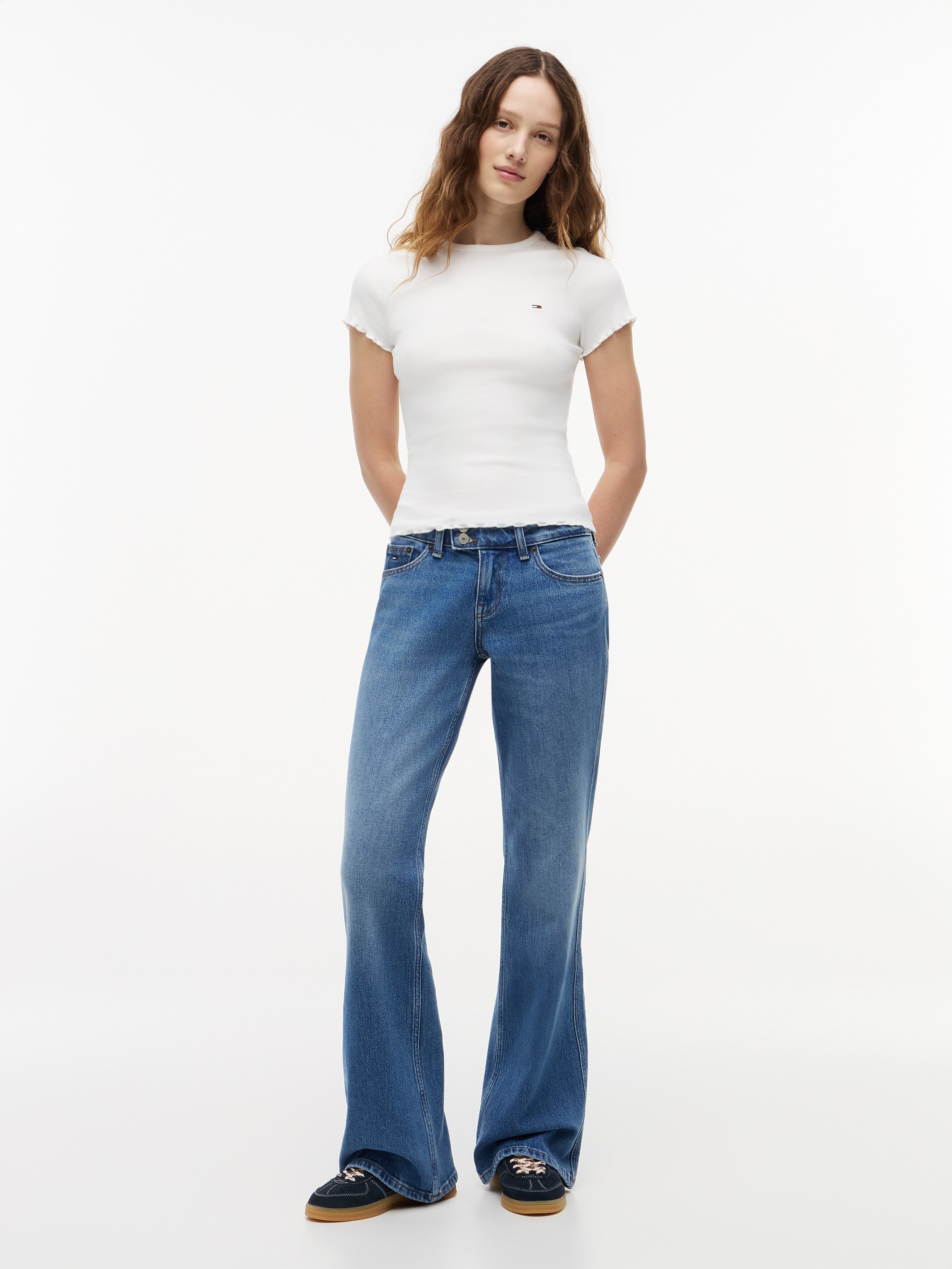 Tommy Jeans Bootcut-Jeans »SIA LOW BOOTCUT BJ0133« Baumwollmischung, low  waist