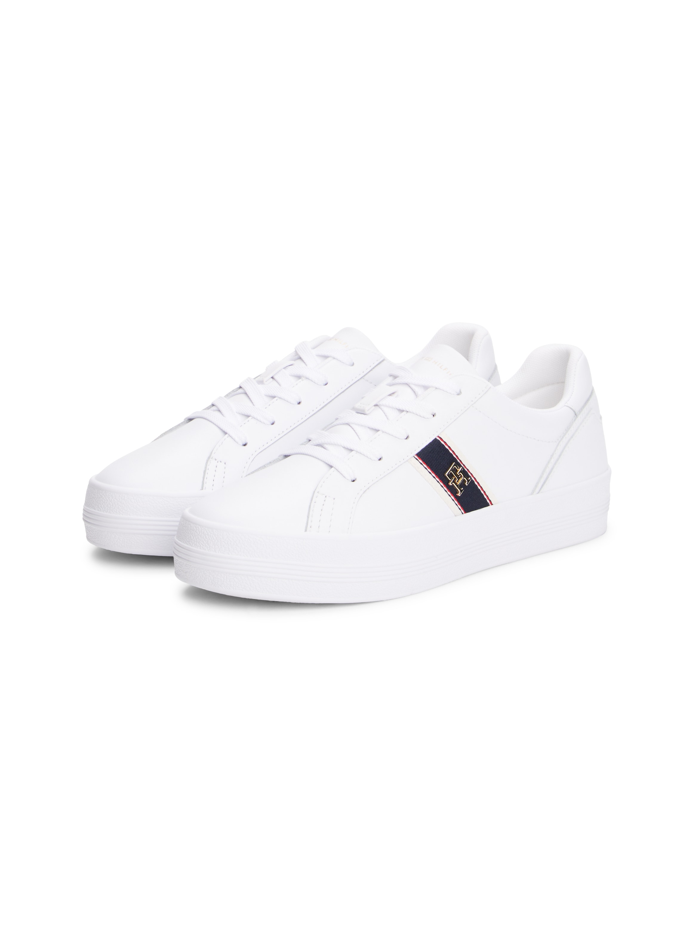 Tommy Hilfiger Plateausneaker "VULC WEBBING SNEAKER", Freizeitschuh, Halbsc günstig online kaufen