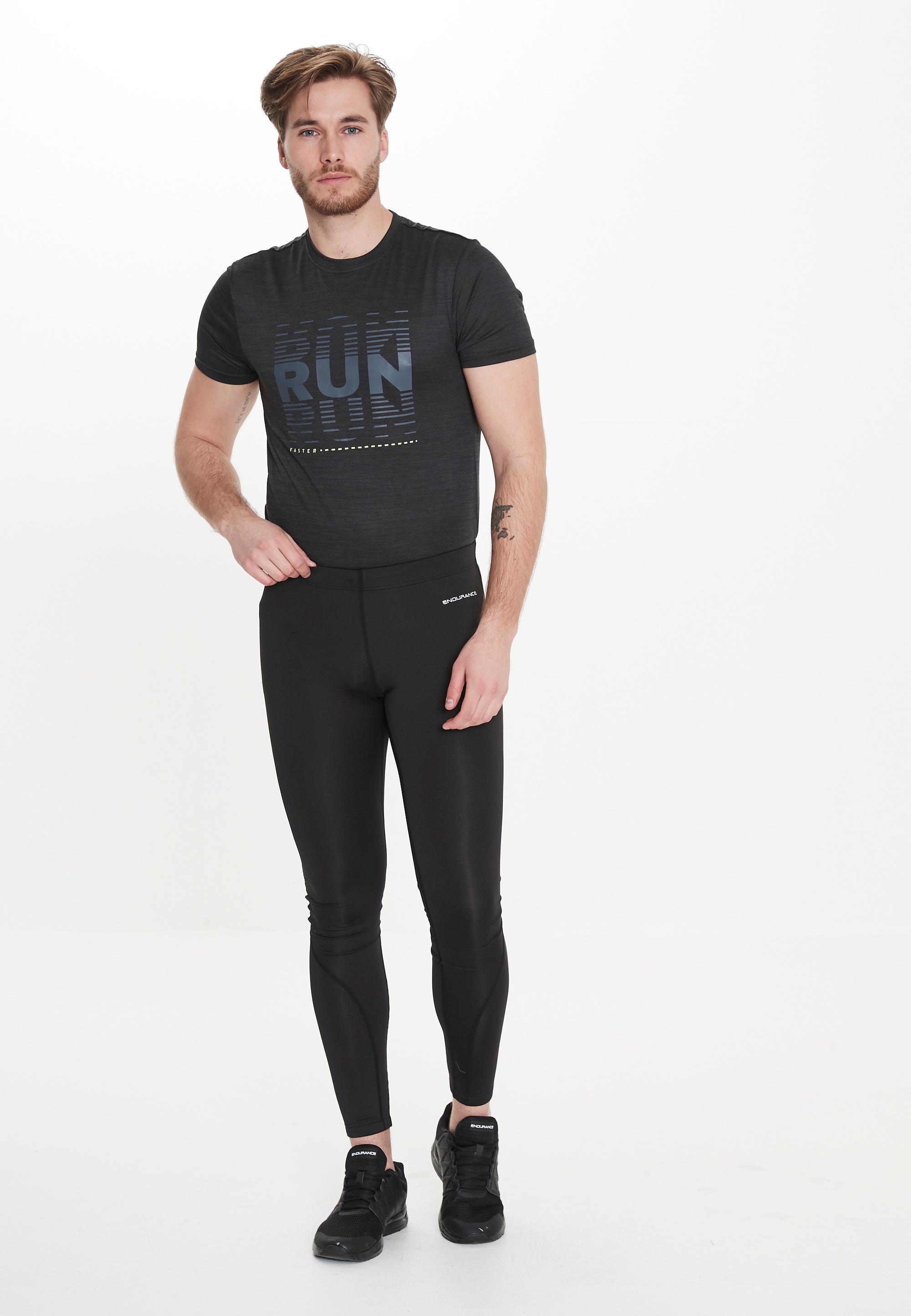 ENDURANCE Lauftights »Malaga«, mit reflektierenden Elementen